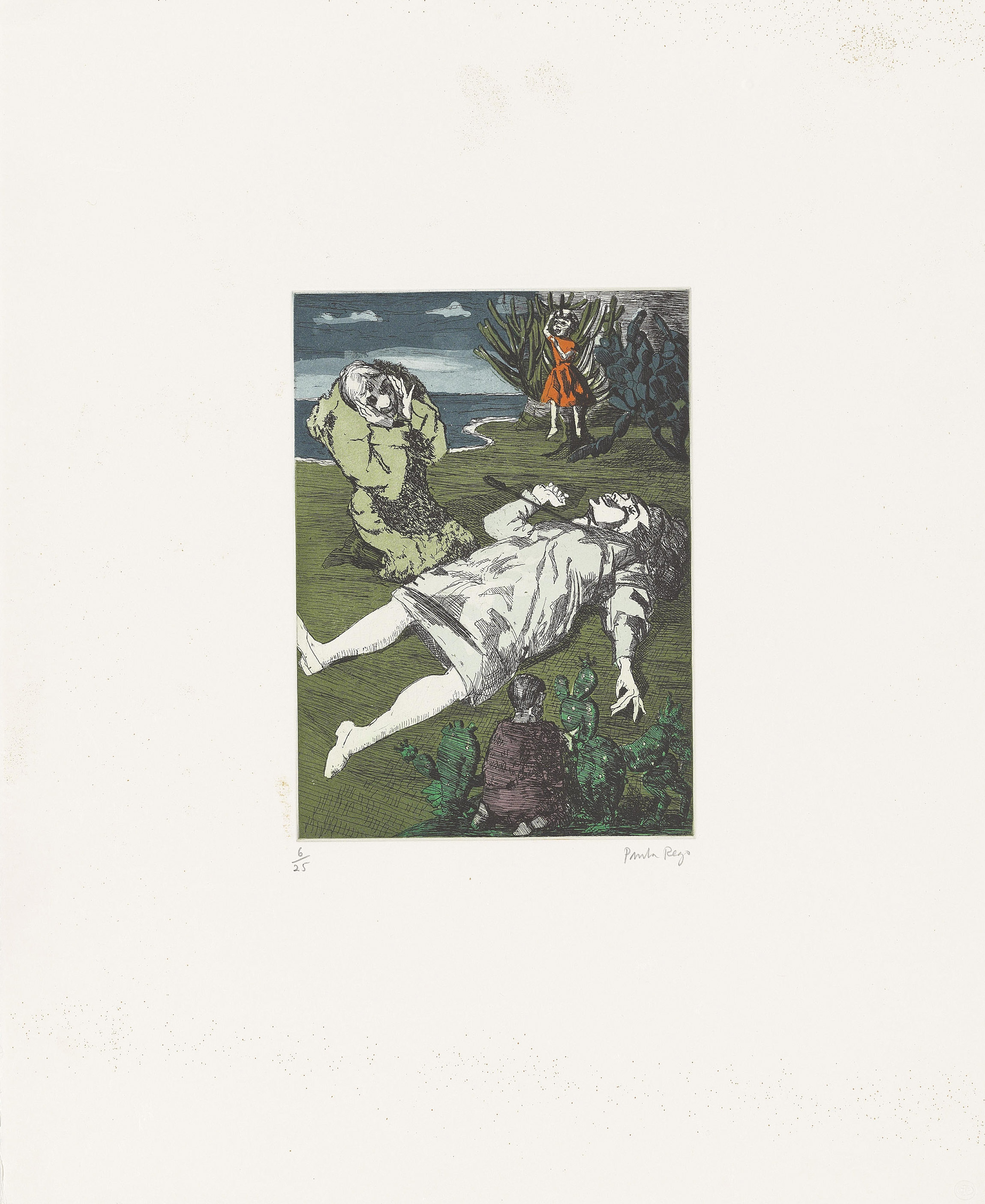 Paula Rego — Тутлз стреляет в Венди II
