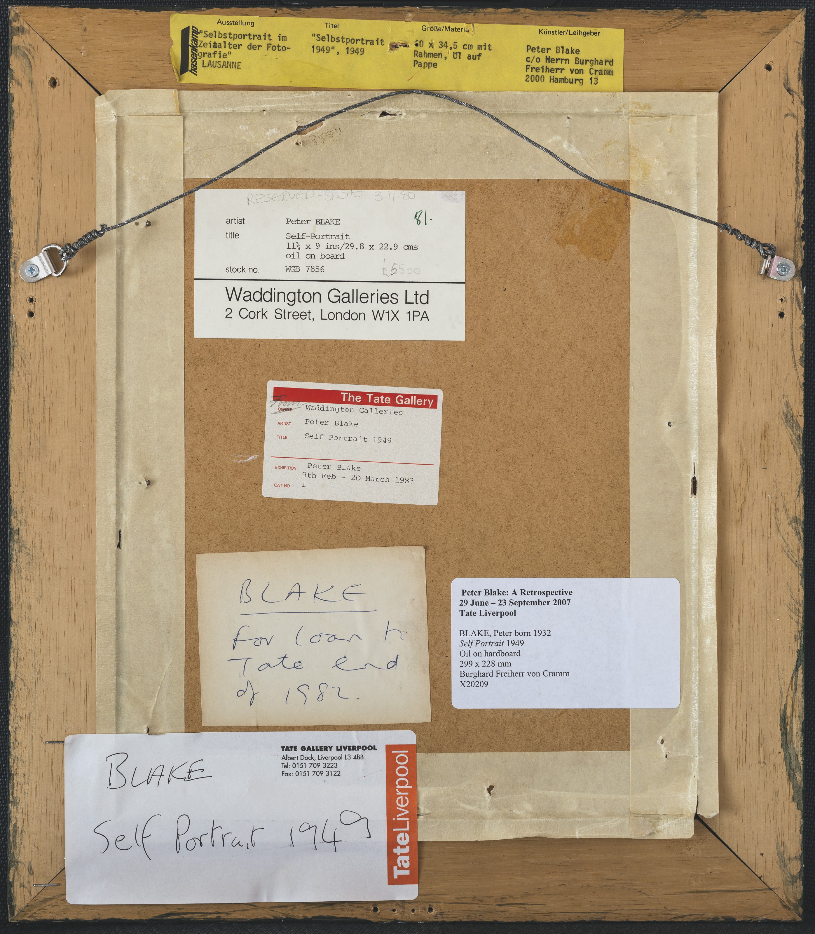 Peter Blake — Автопортрет, изображение 3