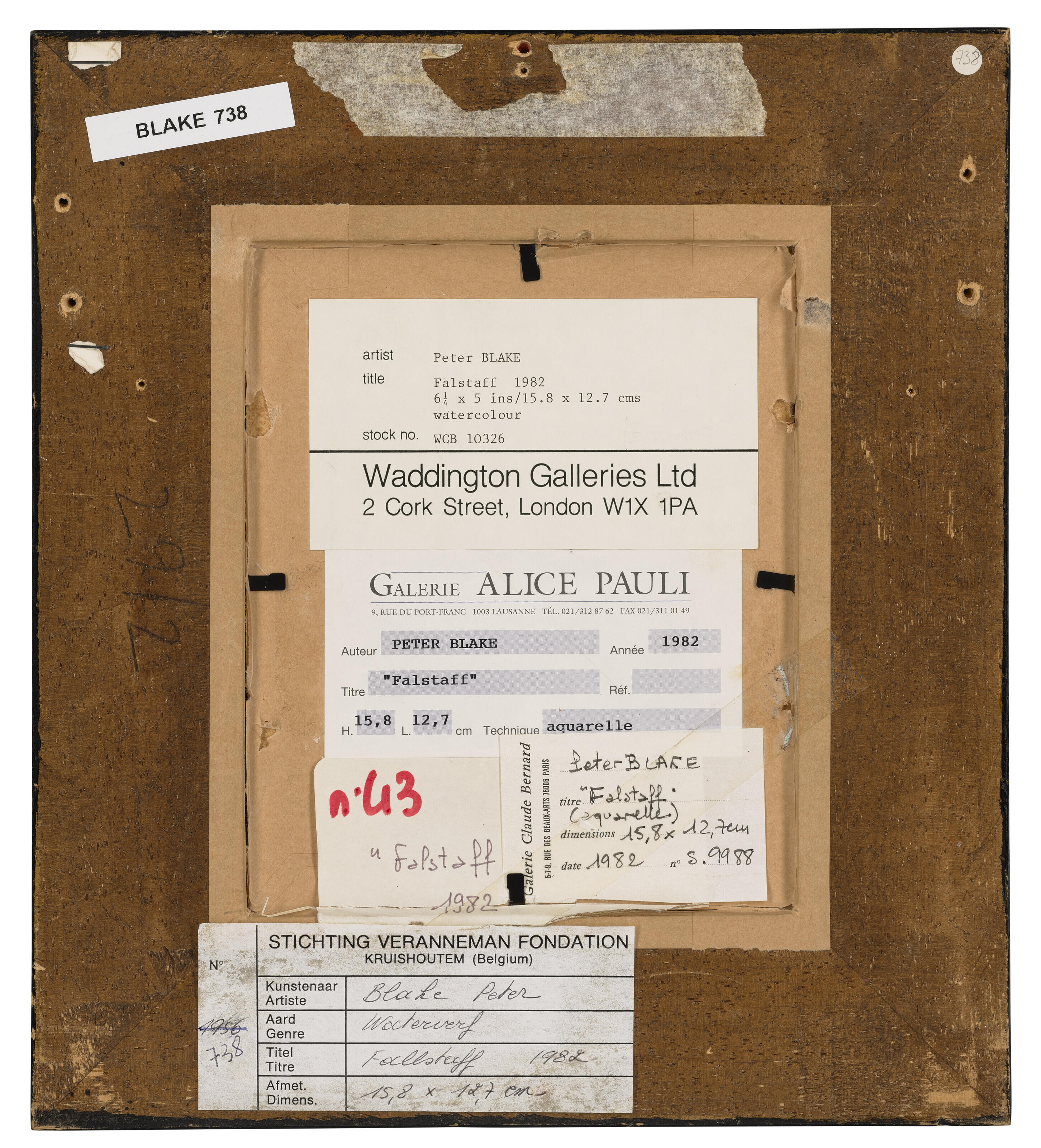 Peter Blake — Фальстаф, изображение 3