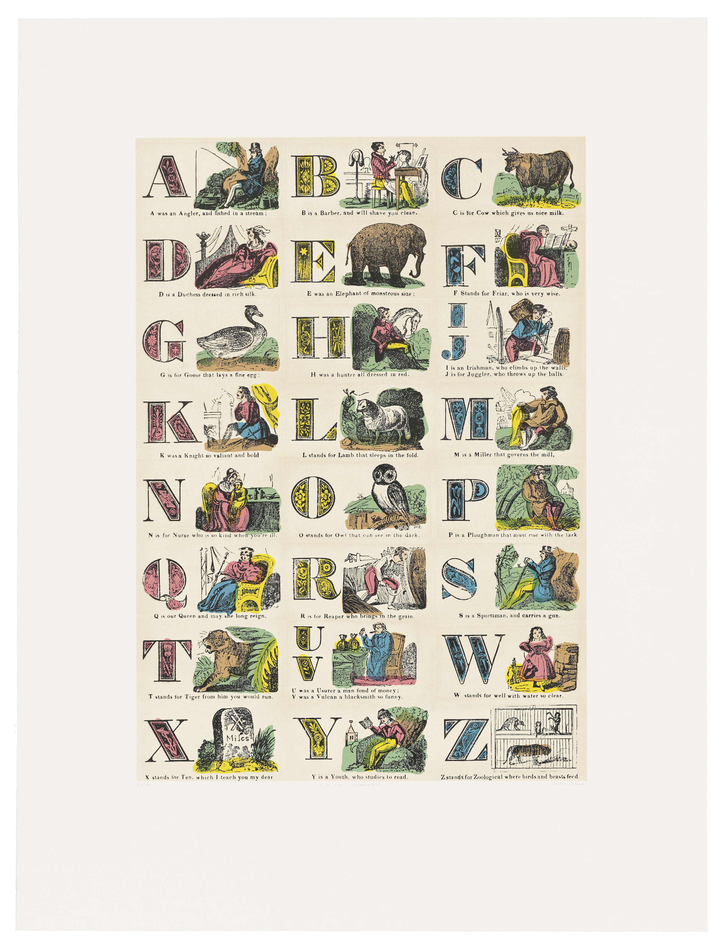 Peter Blake — Серия алфавитов, изображение 4