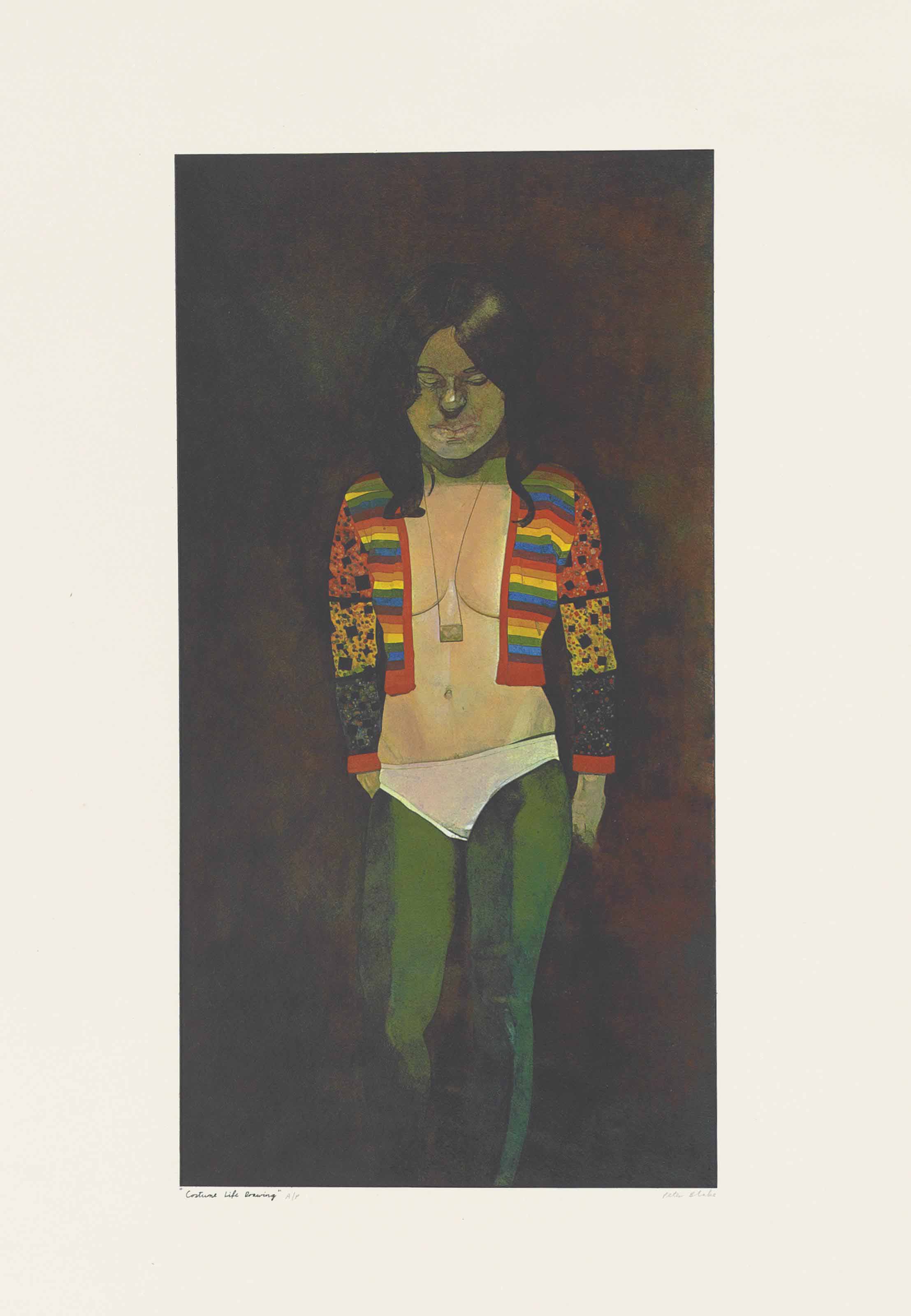 Peter Blake — Рисунок костюма с натуры