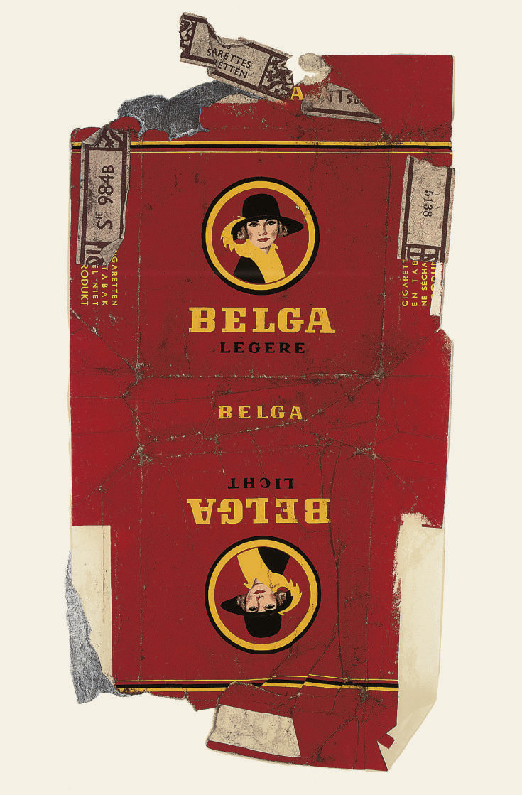 Peter Blake — БЕЛГА , ИЗ ПАКЕТОВ С СИГАРЕТАМИ