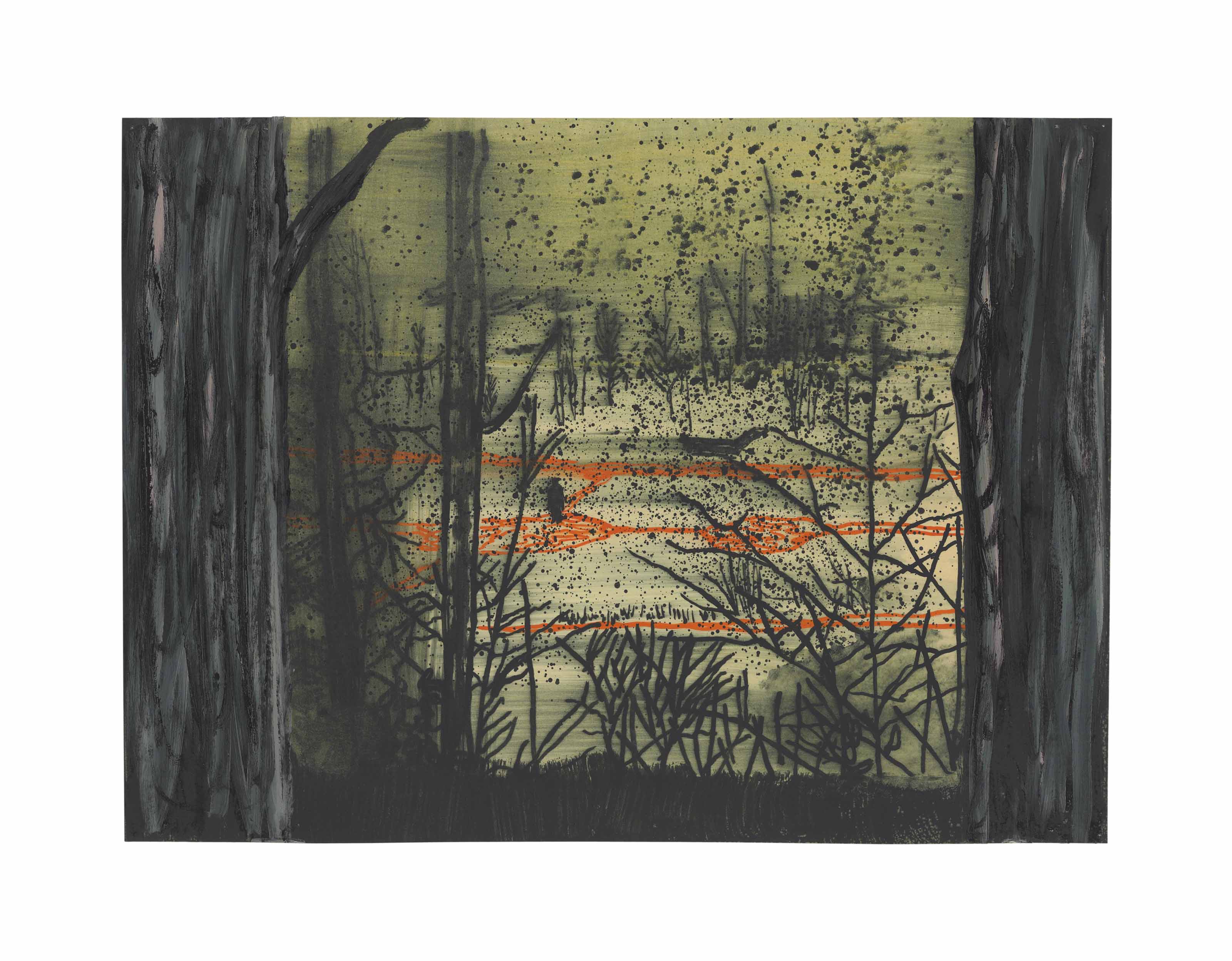 Peter Doig — Роспись пруда