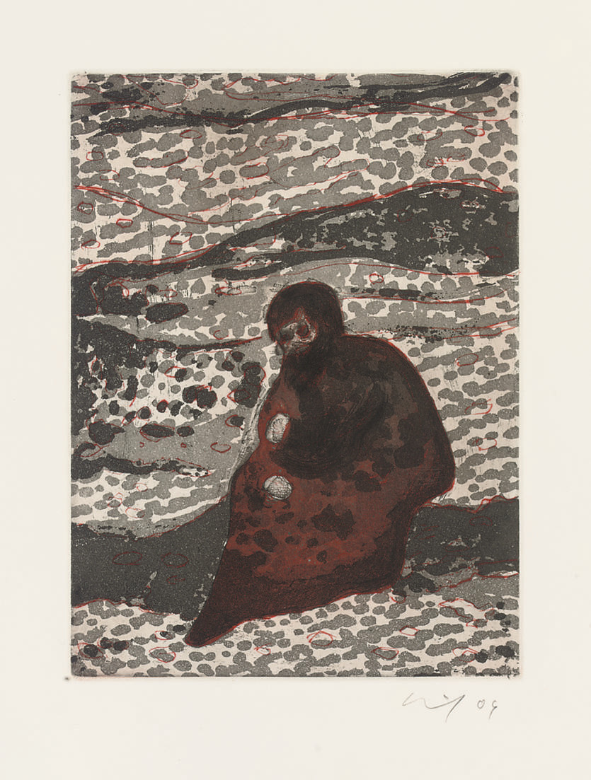 Peter Doig — Человек у реки, из Черных Пальм