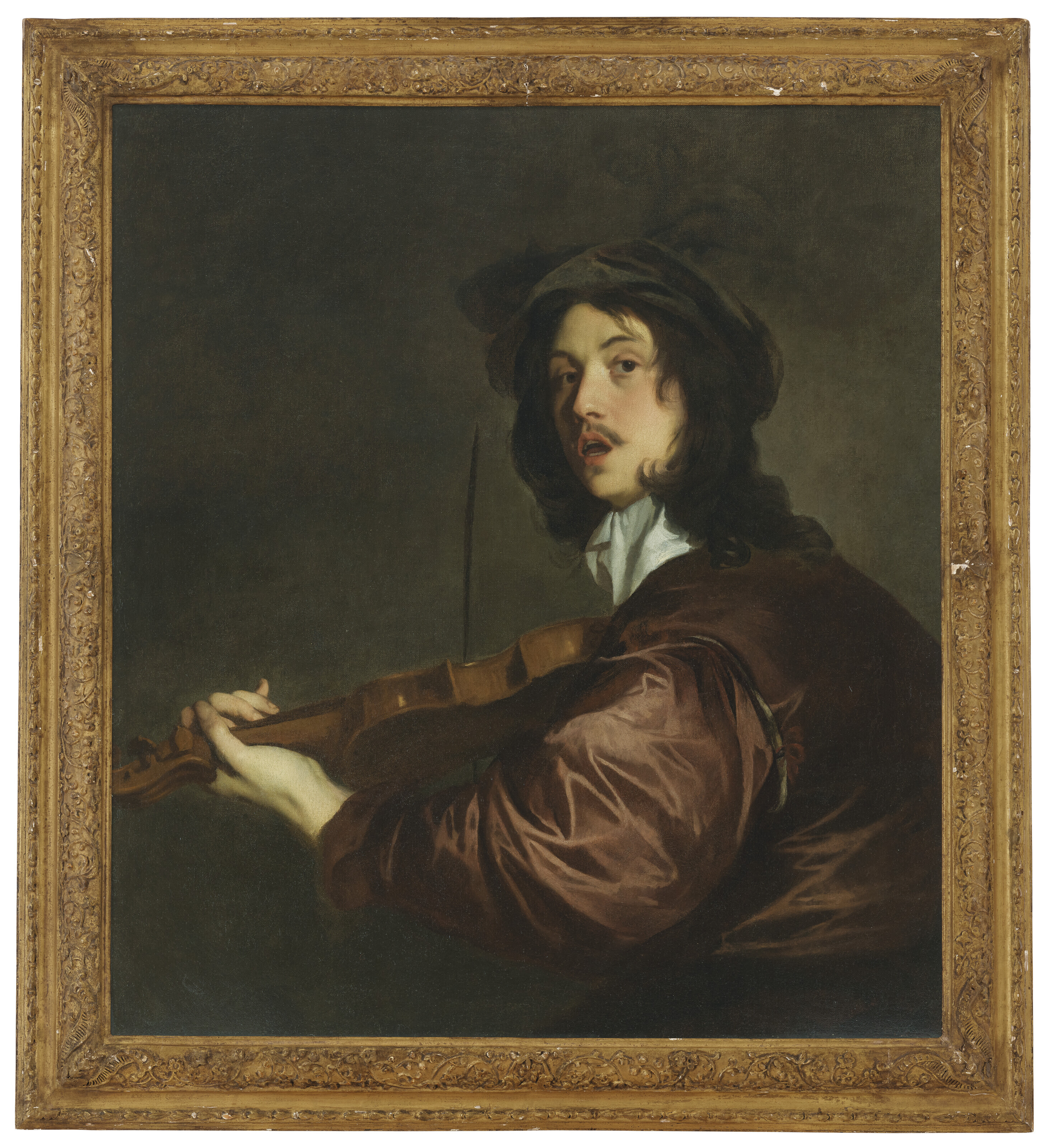 Peter Lely — Мужчина, играющий на скрипке, возможно, портрет художника, изображение 2