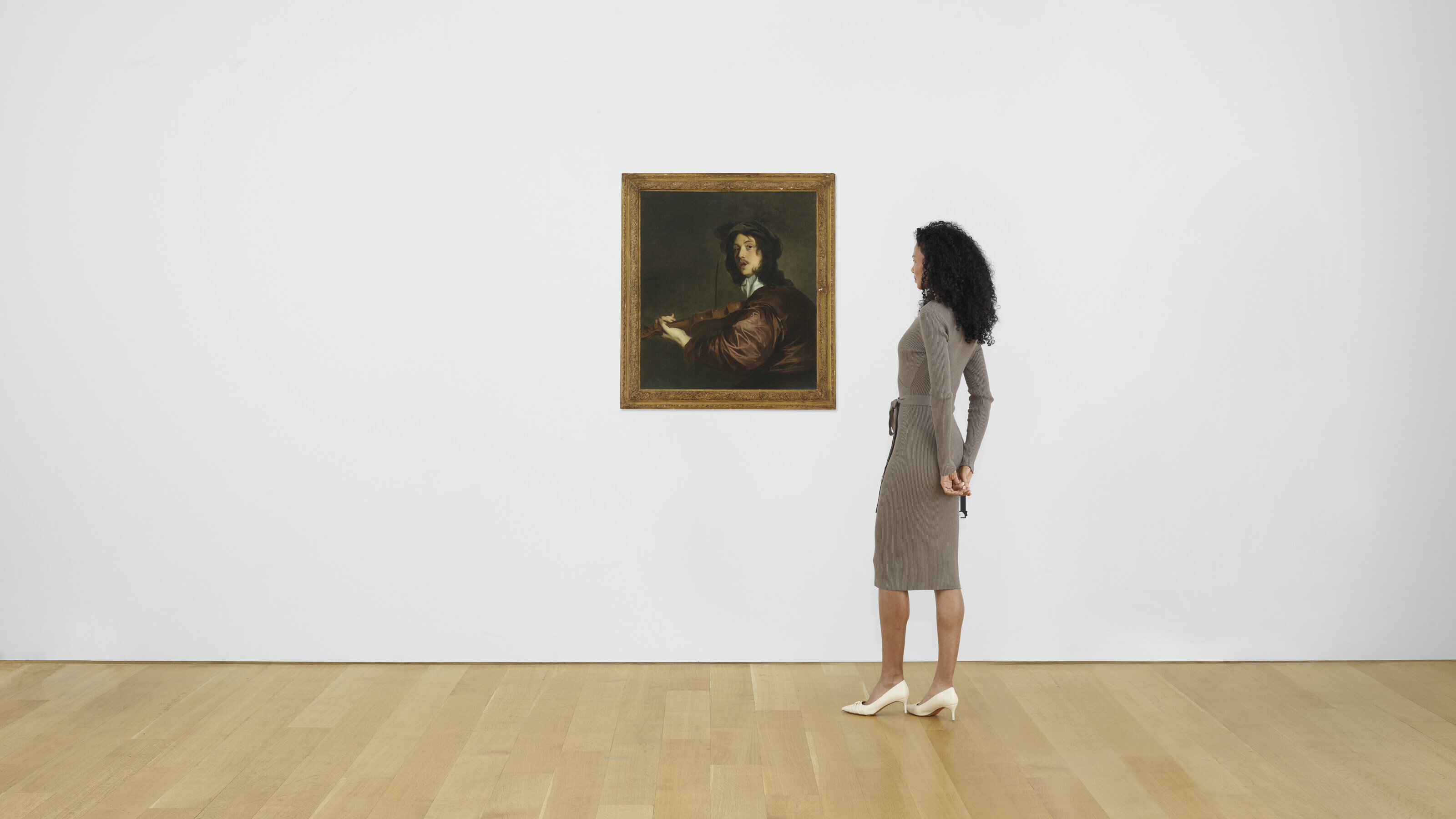 Peter Lely — Мужчина, играющий на скрипке, возможно, портрет художника, изображение 4
