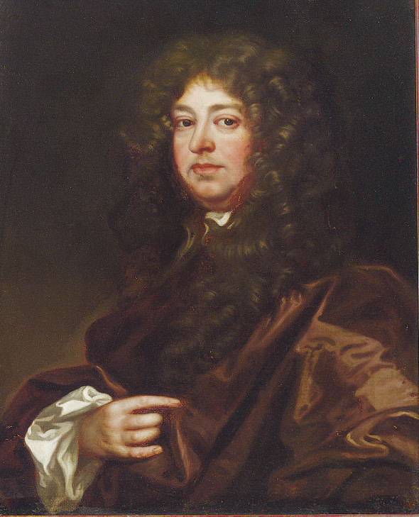 Peter Lely — Портрет джентльмена в коричневой мантии