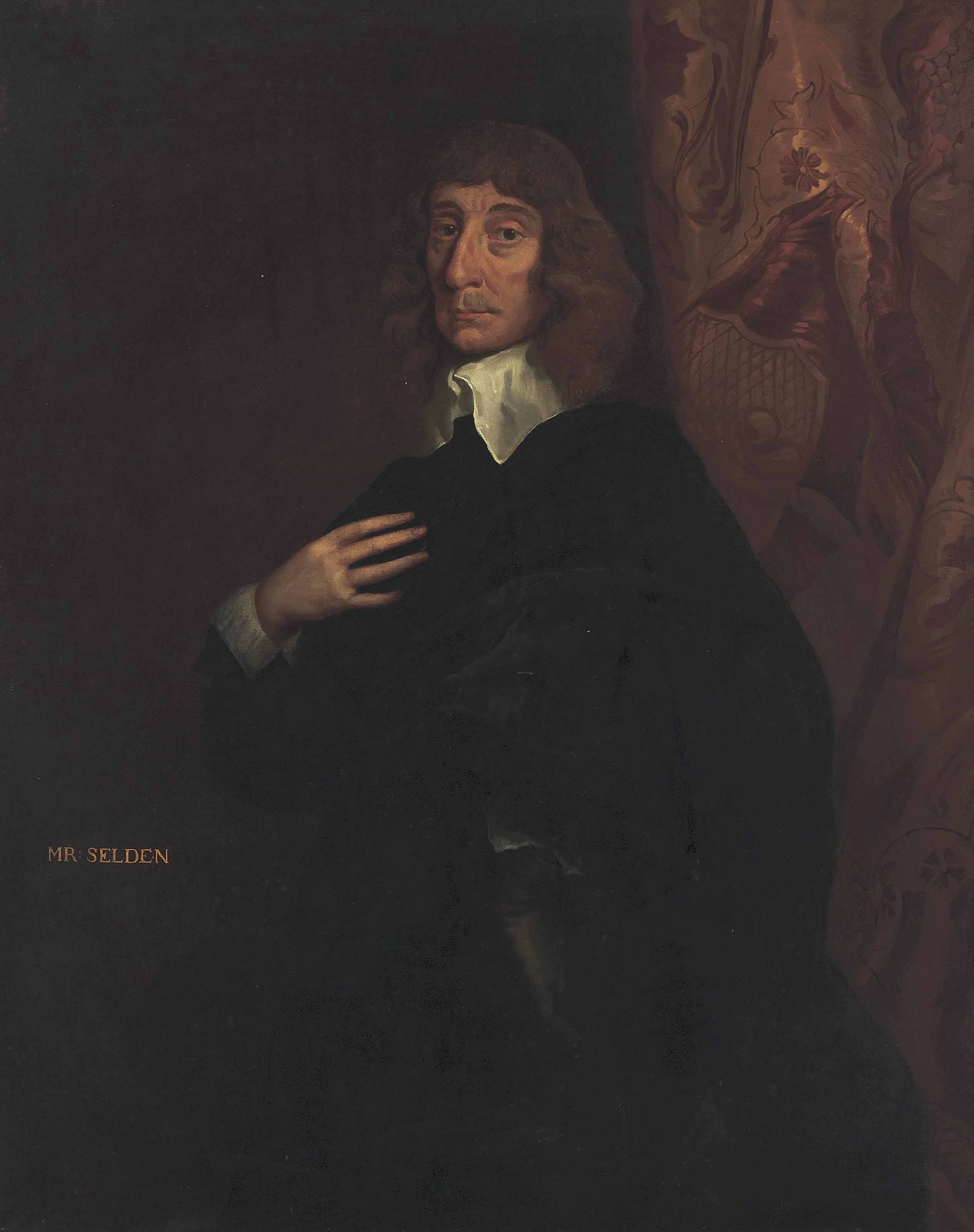 Peter Lely — Портрет Джона Селдена (1584-1654), поясной