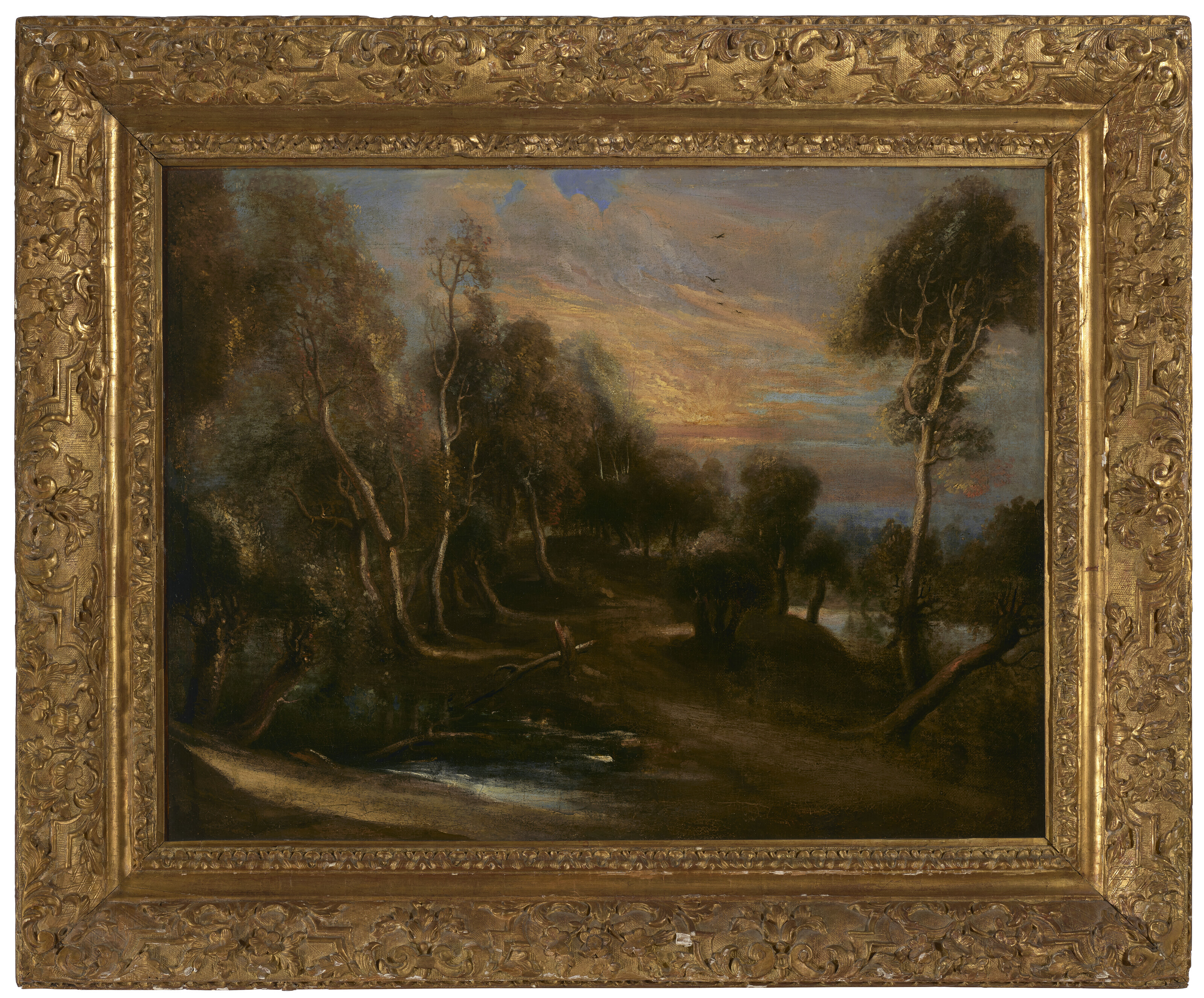 Peter Paul Rubens — Лесистый пейзаж на закате, изображение 2
