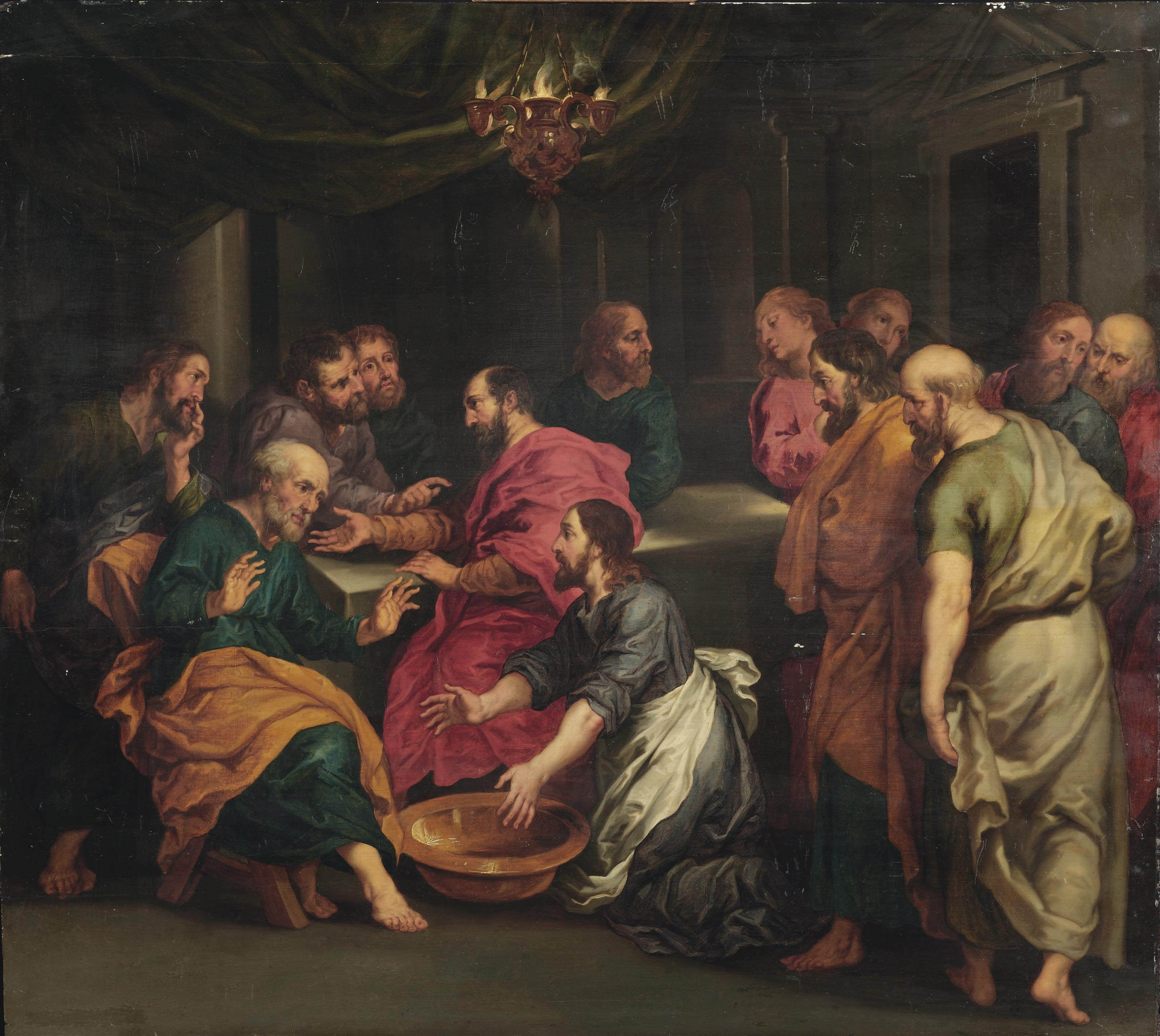 Peter Paul Rubens — Христос омывает ноги своим ученикам