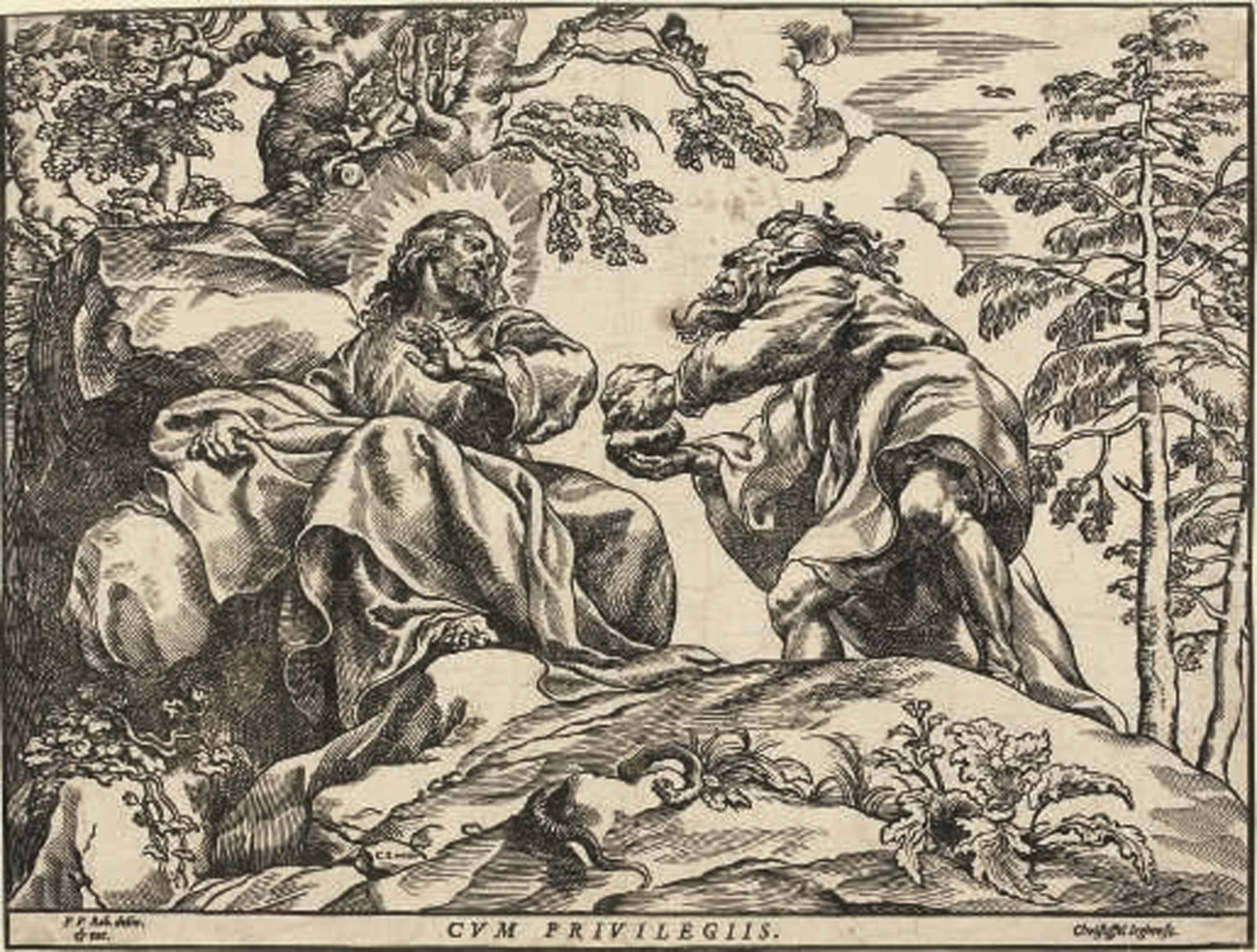 Peter Paul Rubens — Искушение Христа (Hollstein 6)