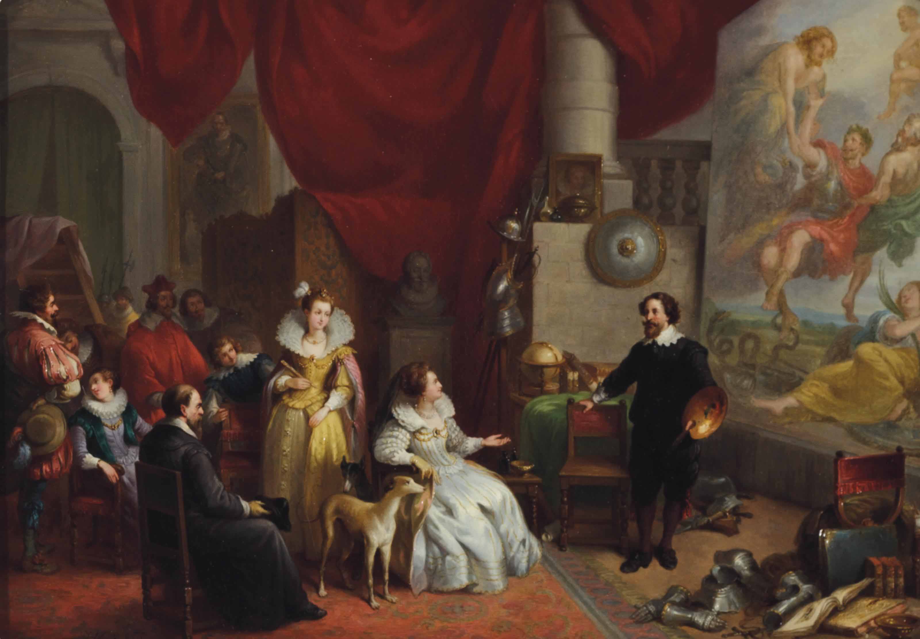 Peter Paul Rubens — Питер Пауль Рубенс представляет Апофеоз Генриха IV и провозглашение регентства Марии Медичи в пользу Марии Медичи