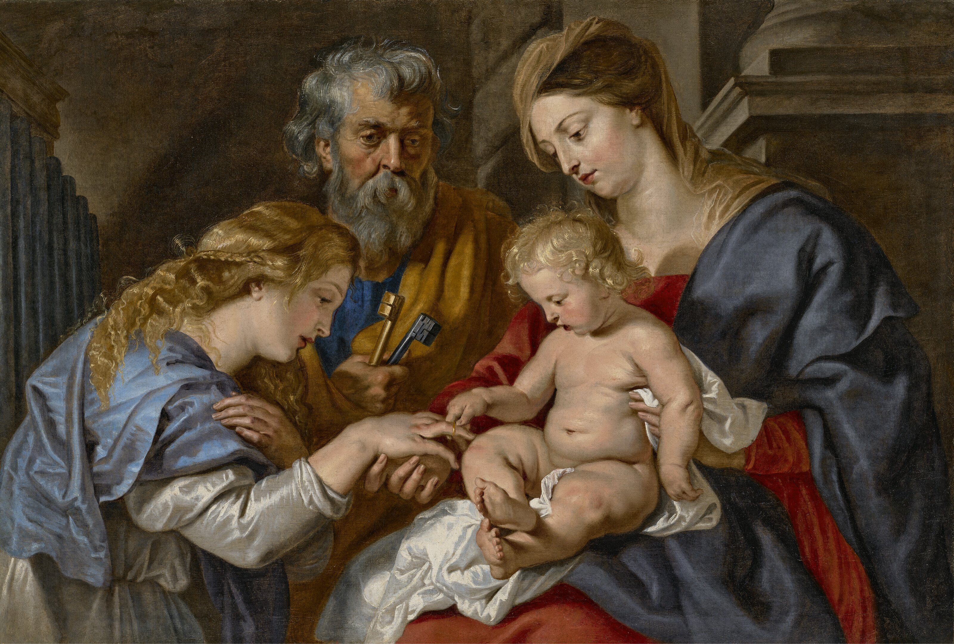 Peter Paul Rubens — Мистический брак святой Екатерины