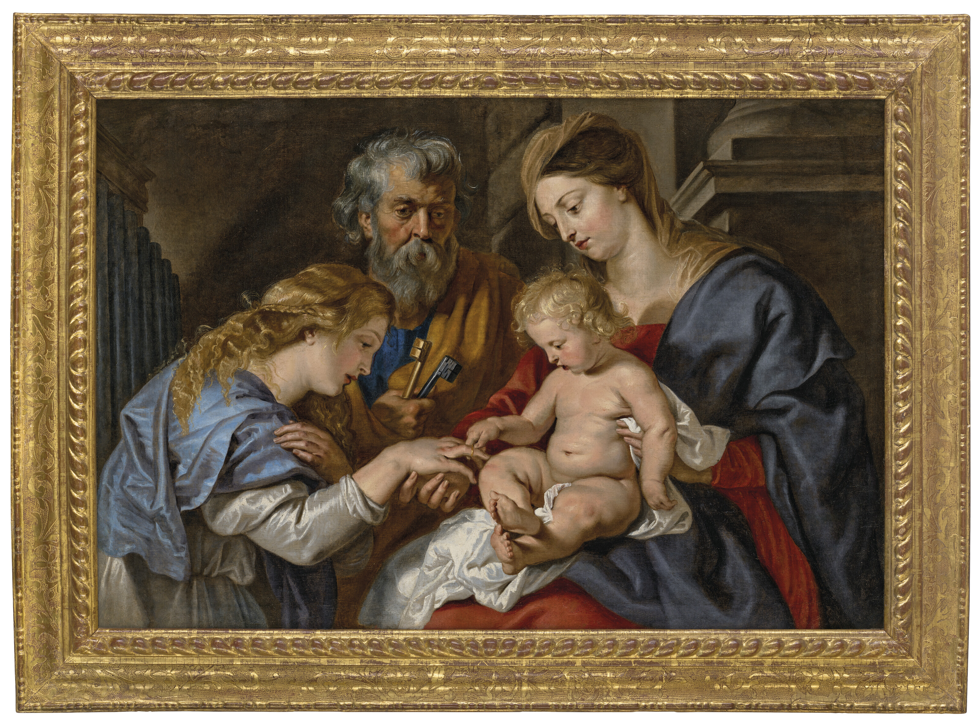 Peter Paul Rubens — Мистический брак святой Екатерины, изображение 2