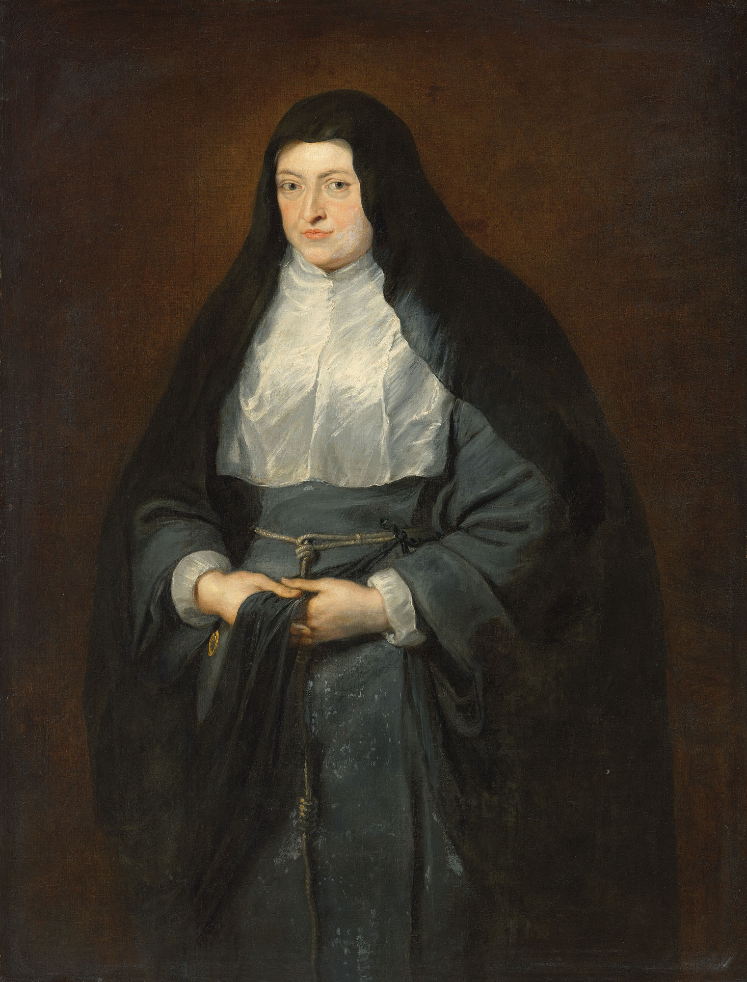 Peter Paul Rubens — Портрет вдовы Изабеллы Клары Евгении, правительницы Южных Нидерландов (1566-1633), в три четверти роста