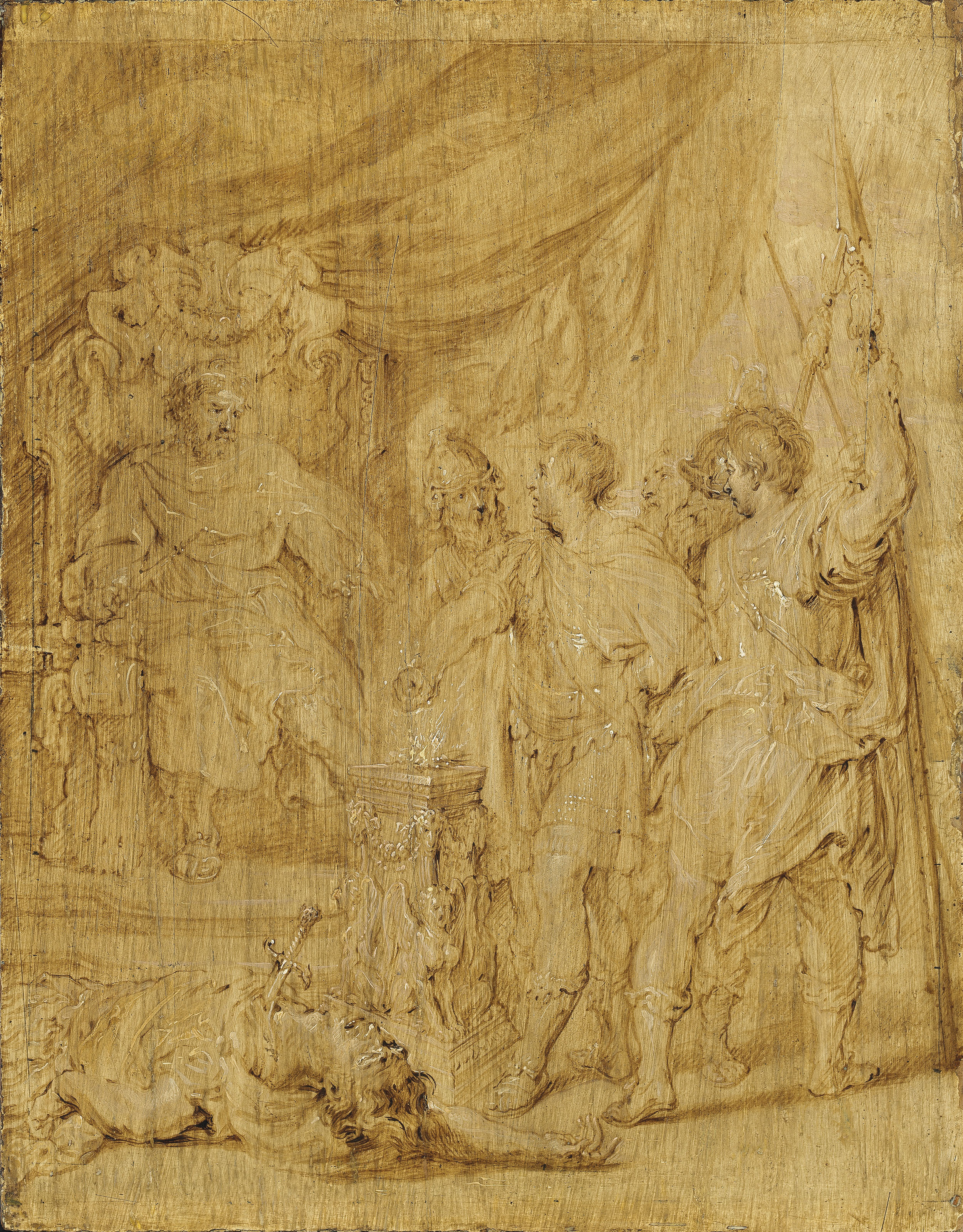 Peter Paul Rubens — Стойкость Сцеволы в Брунее