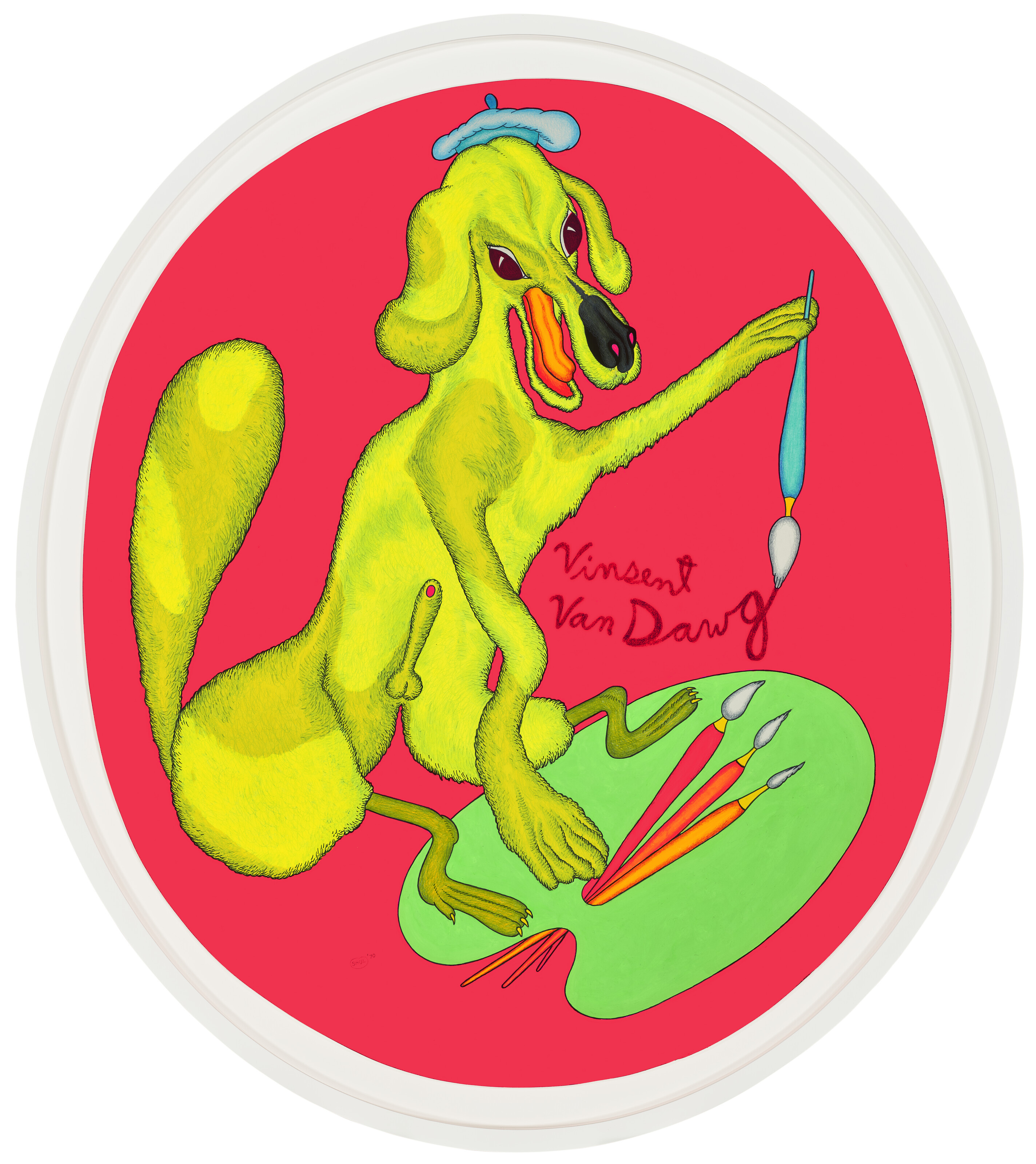 Peter Saul — Винсент Ван Дог, изображение 2