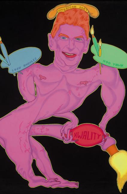 Peter Saul — Американское искусство (Рональд Рейган)