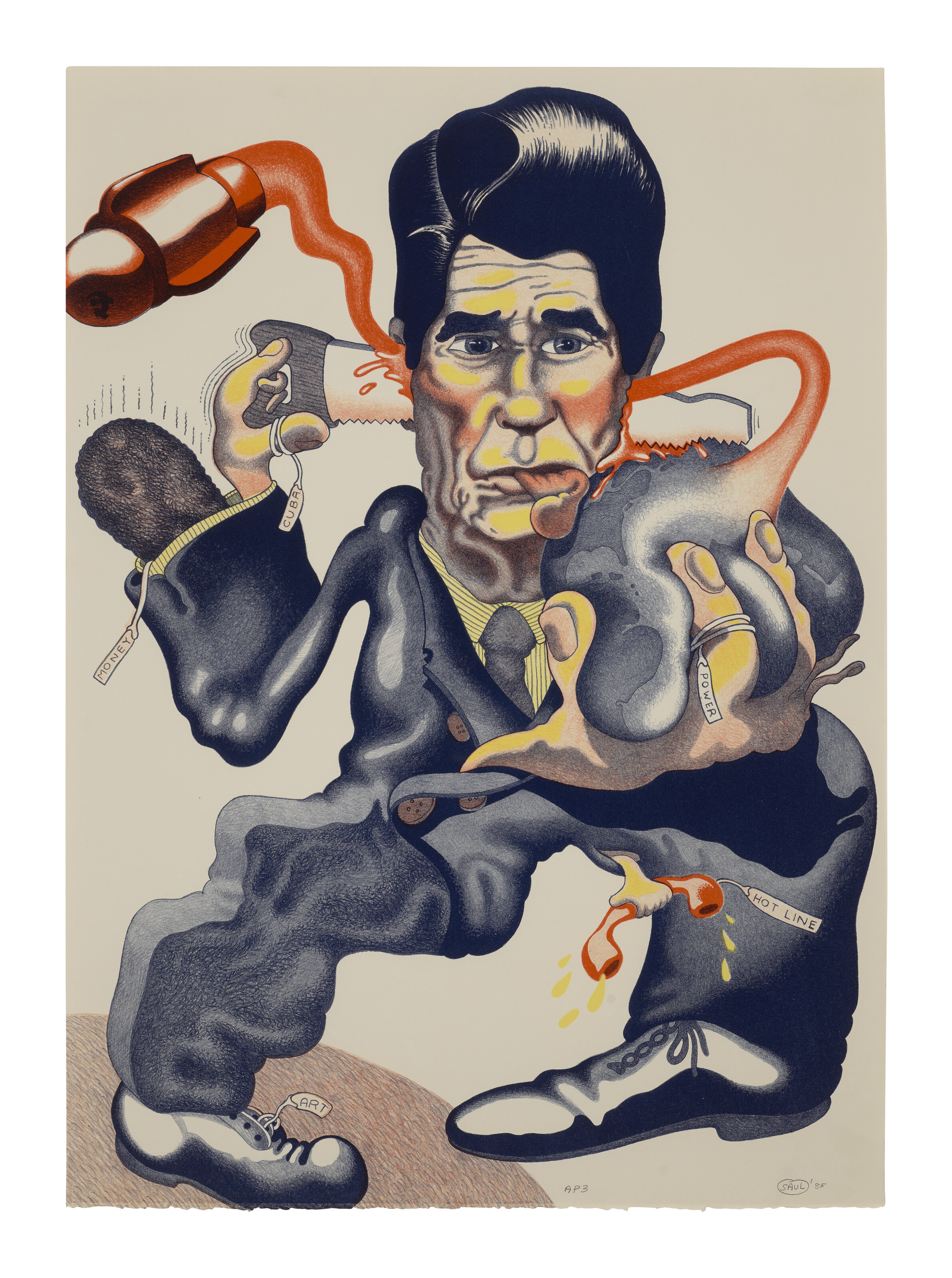 Peter Saul — Политика