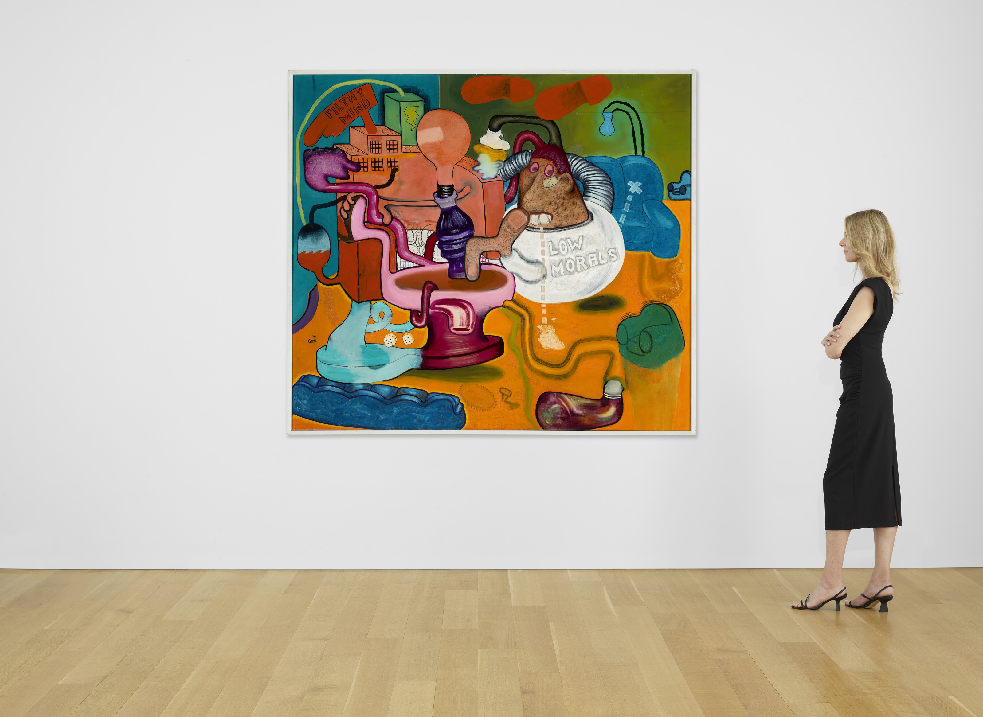 Peter Saul — Низкая мораль, Грязный Ум, изображение 4