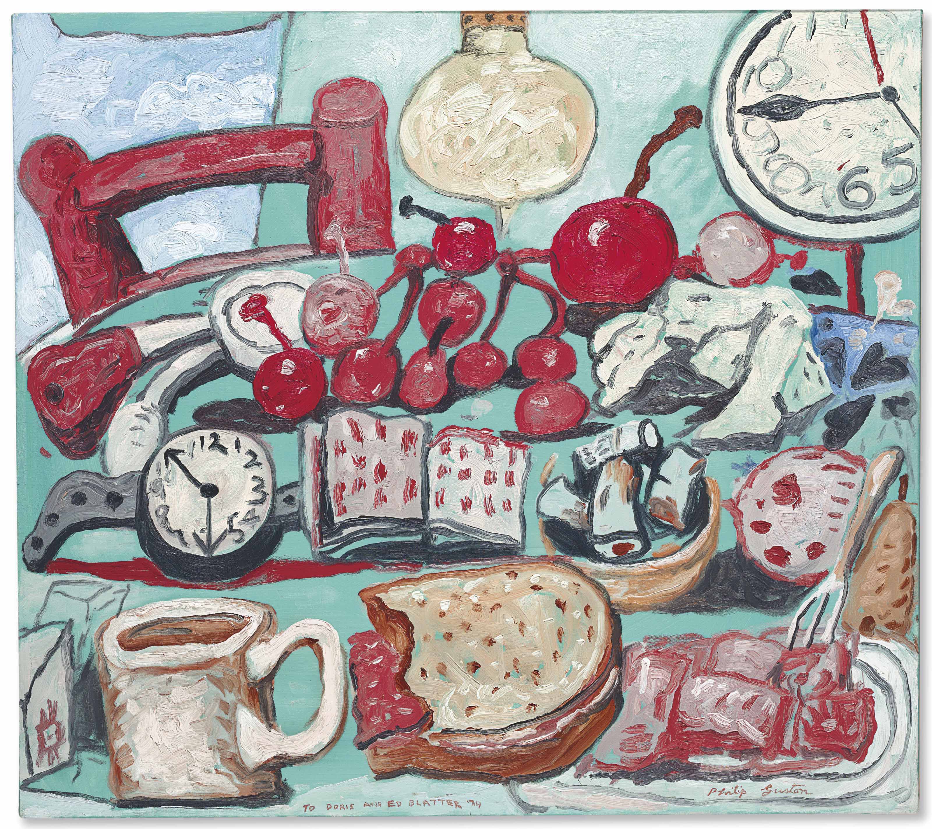 Philip Guston — Натюрморт на летней кухне