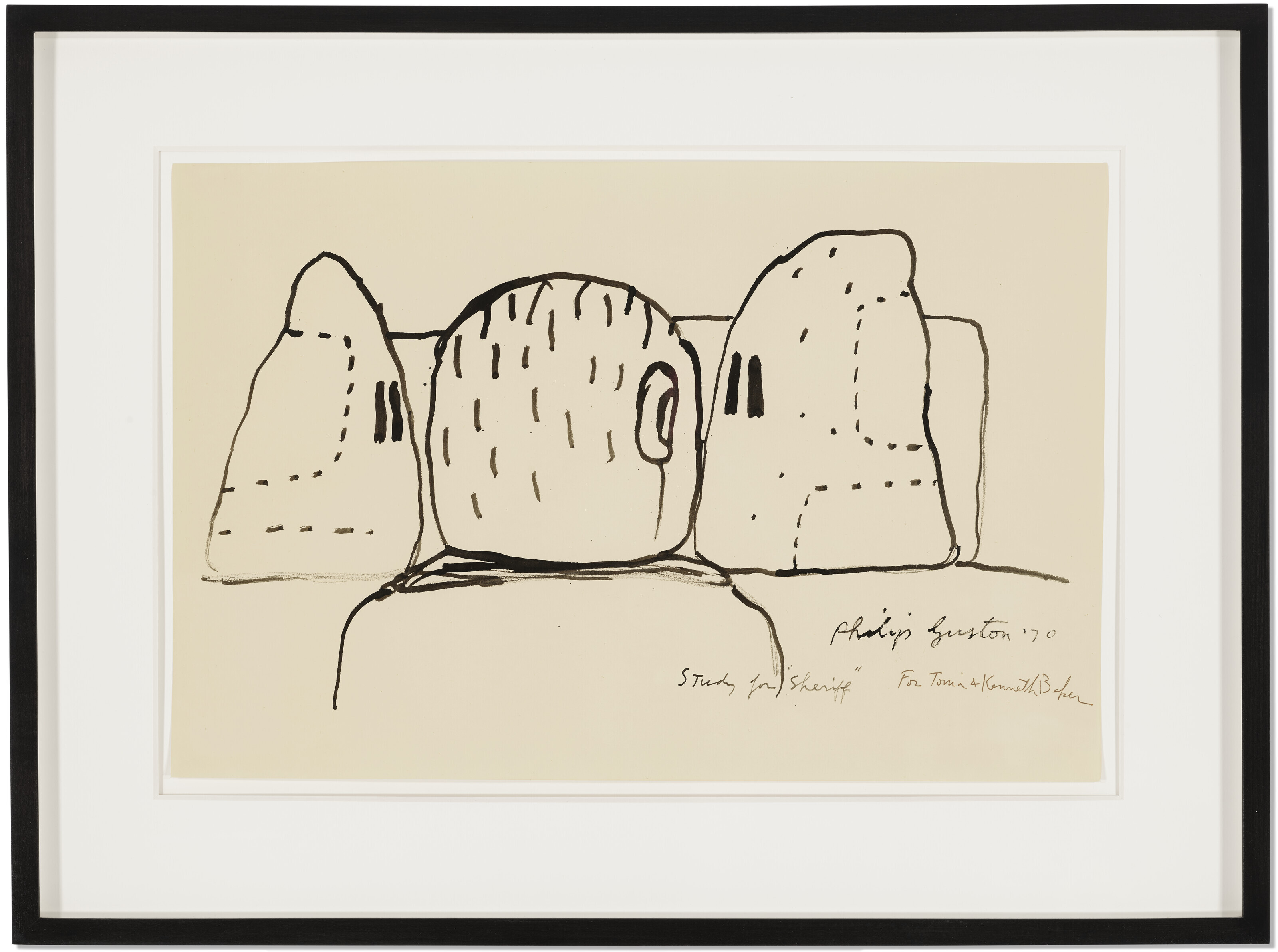 Philip Guston — Учеба на шерифа, изображение 2