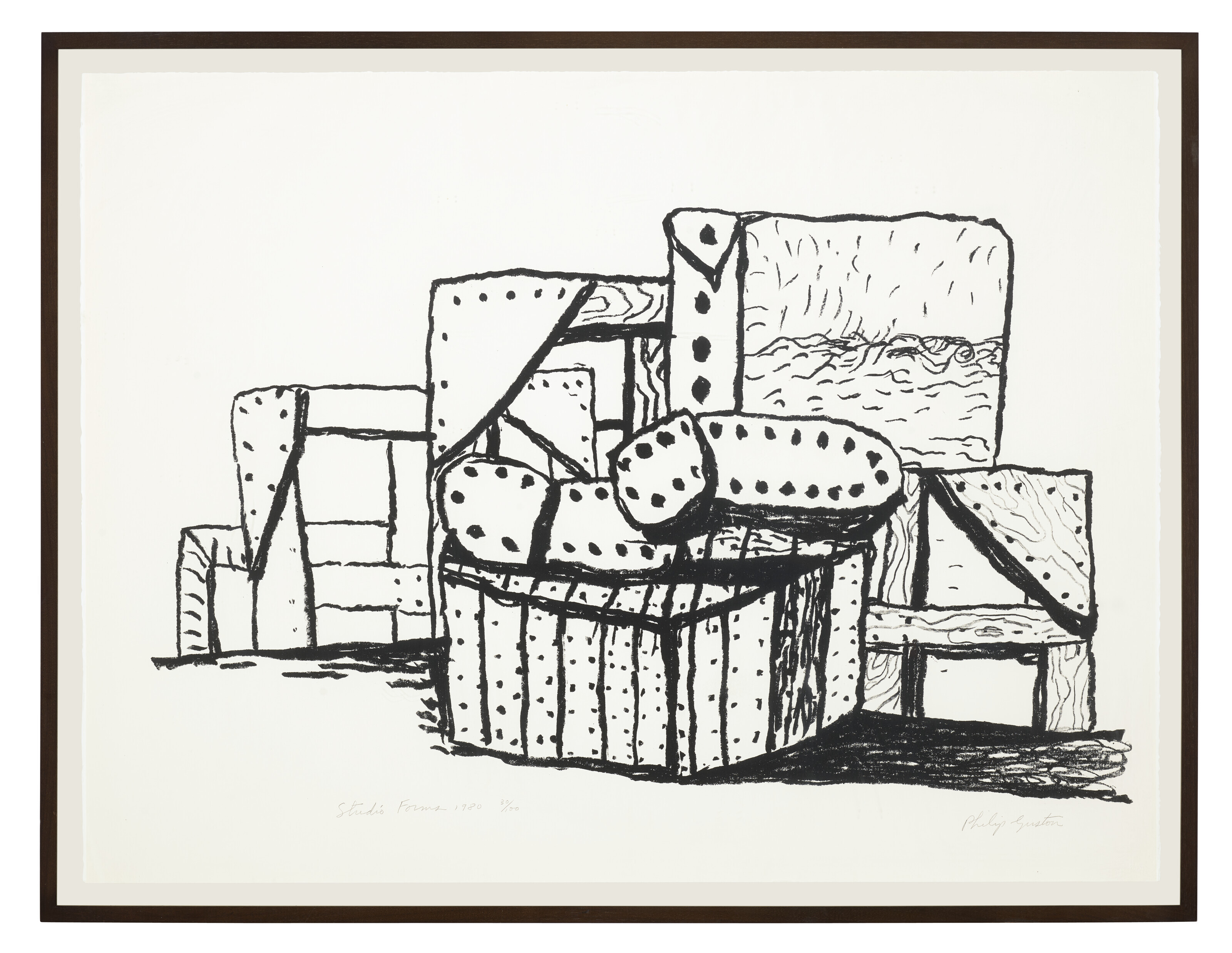Philip Guston — Студийные формы, изображение 2