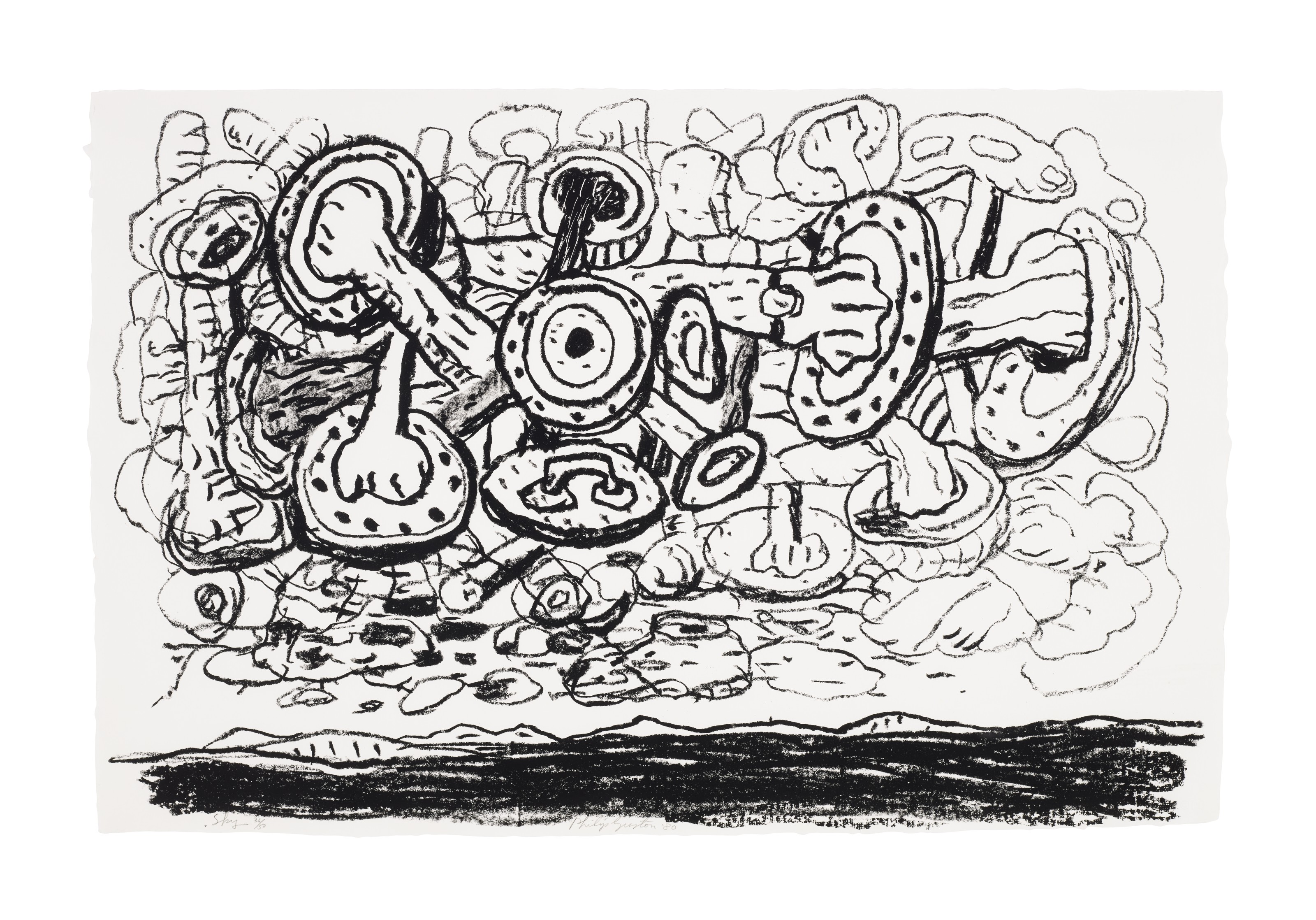 Philip Guston — Небо