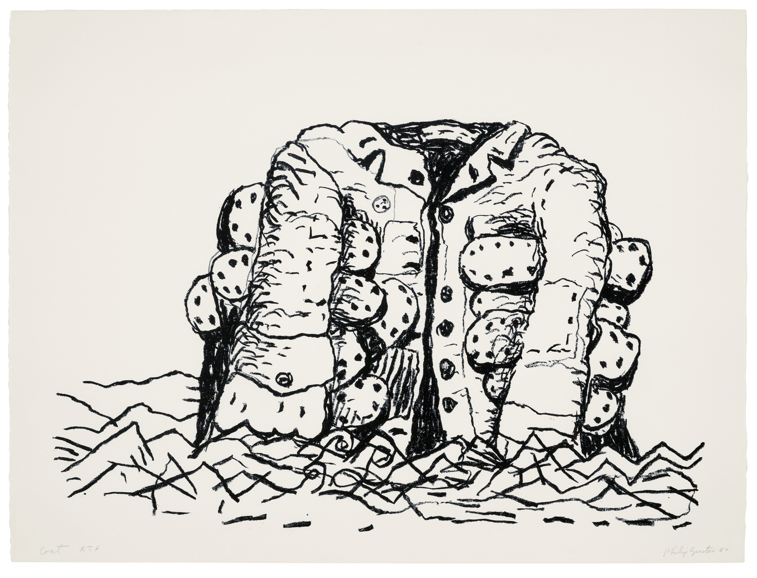 Philip Guston — Пальто