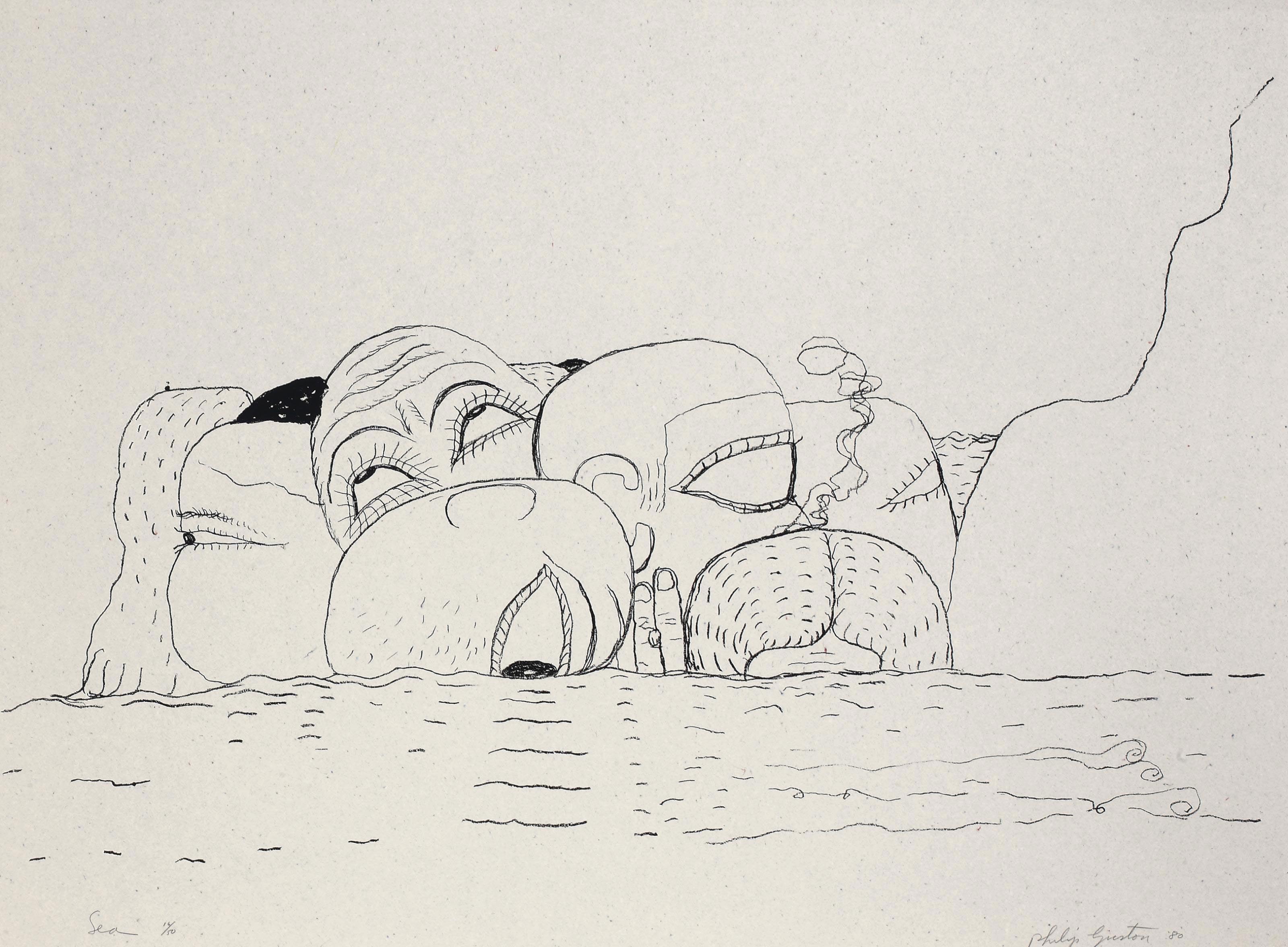 Philip Guston — Море (Близнецы 869)