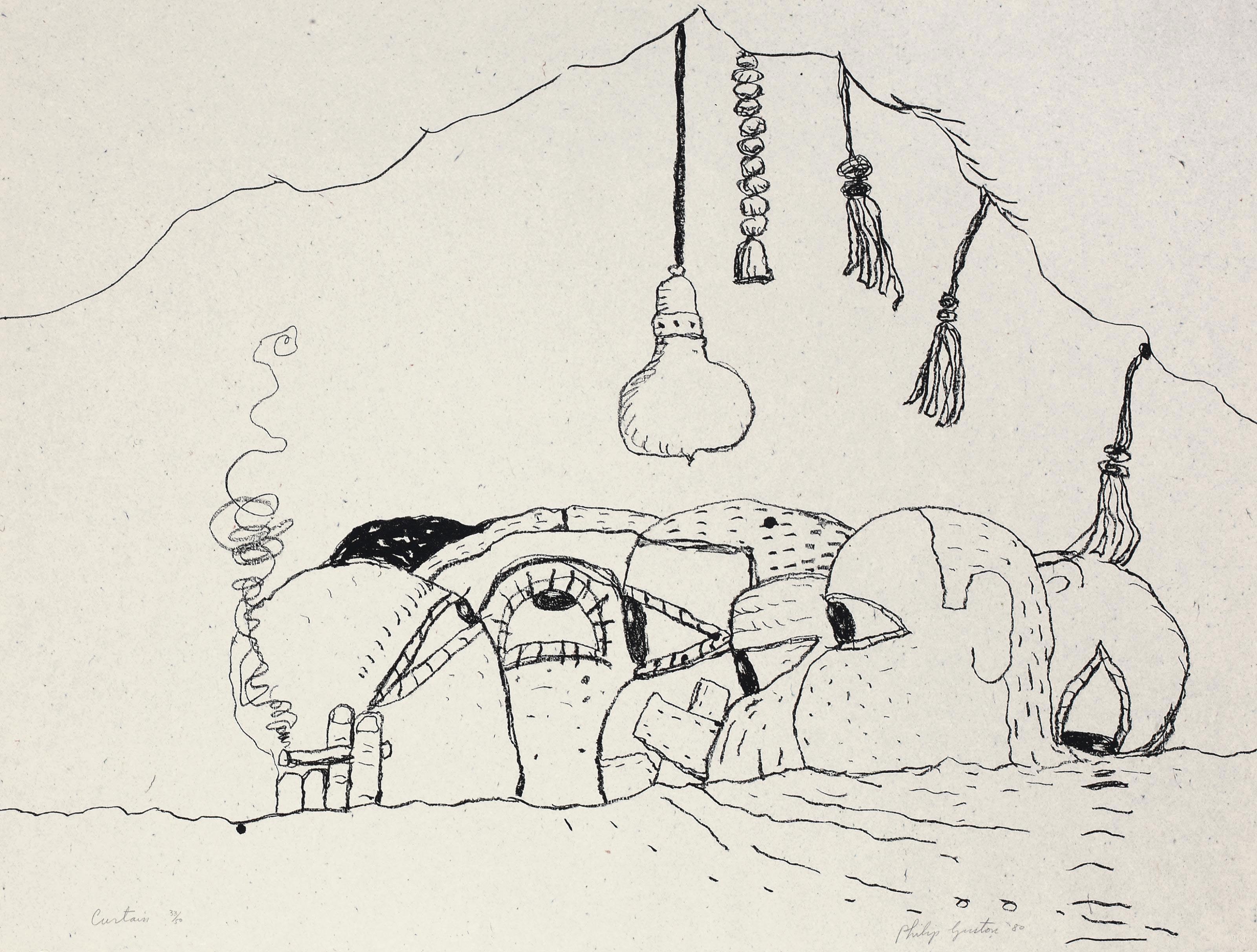 Philip Guston — Занавес (G. 926)