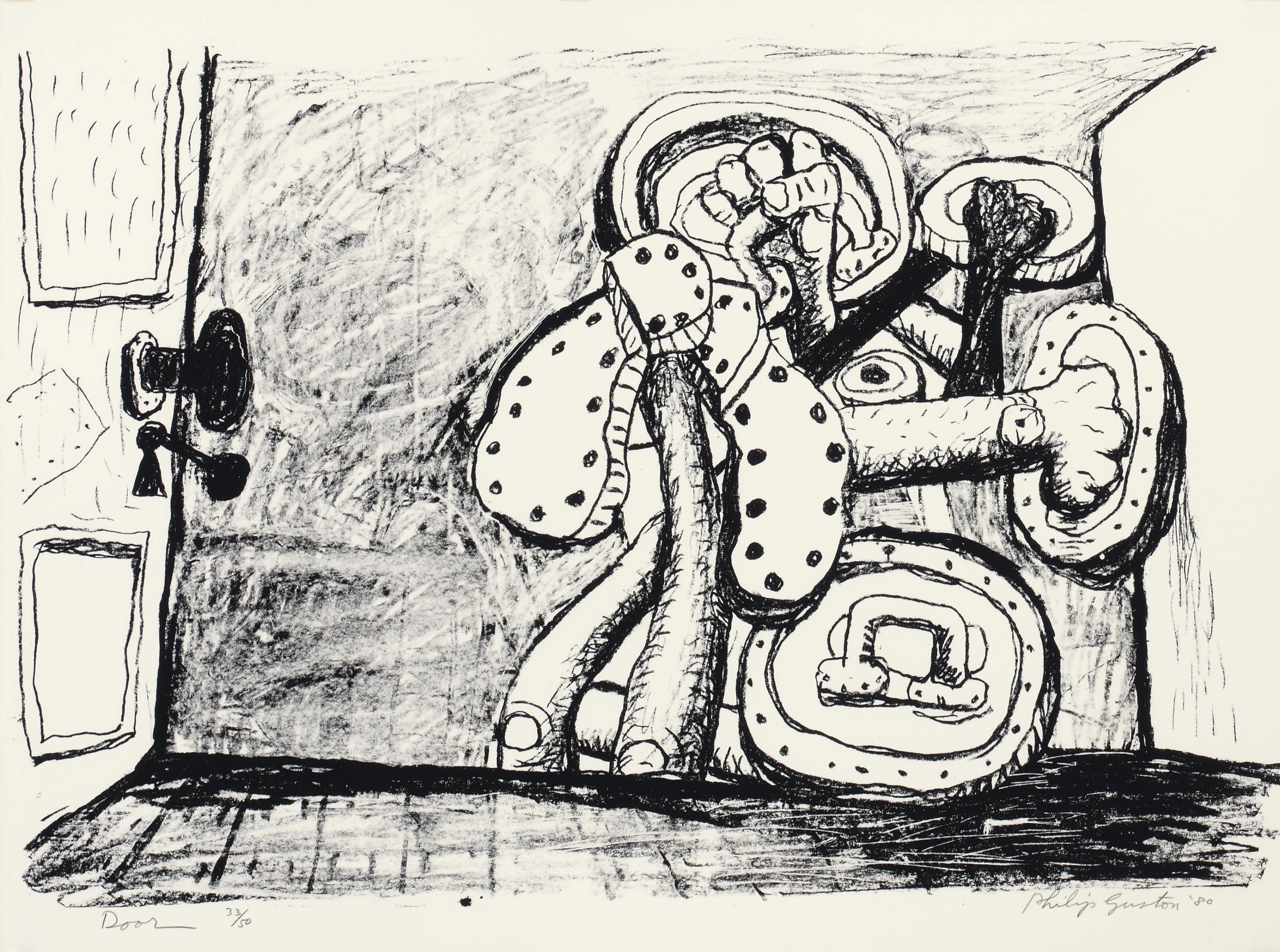 Philip Guston — Дверь (G. 931)