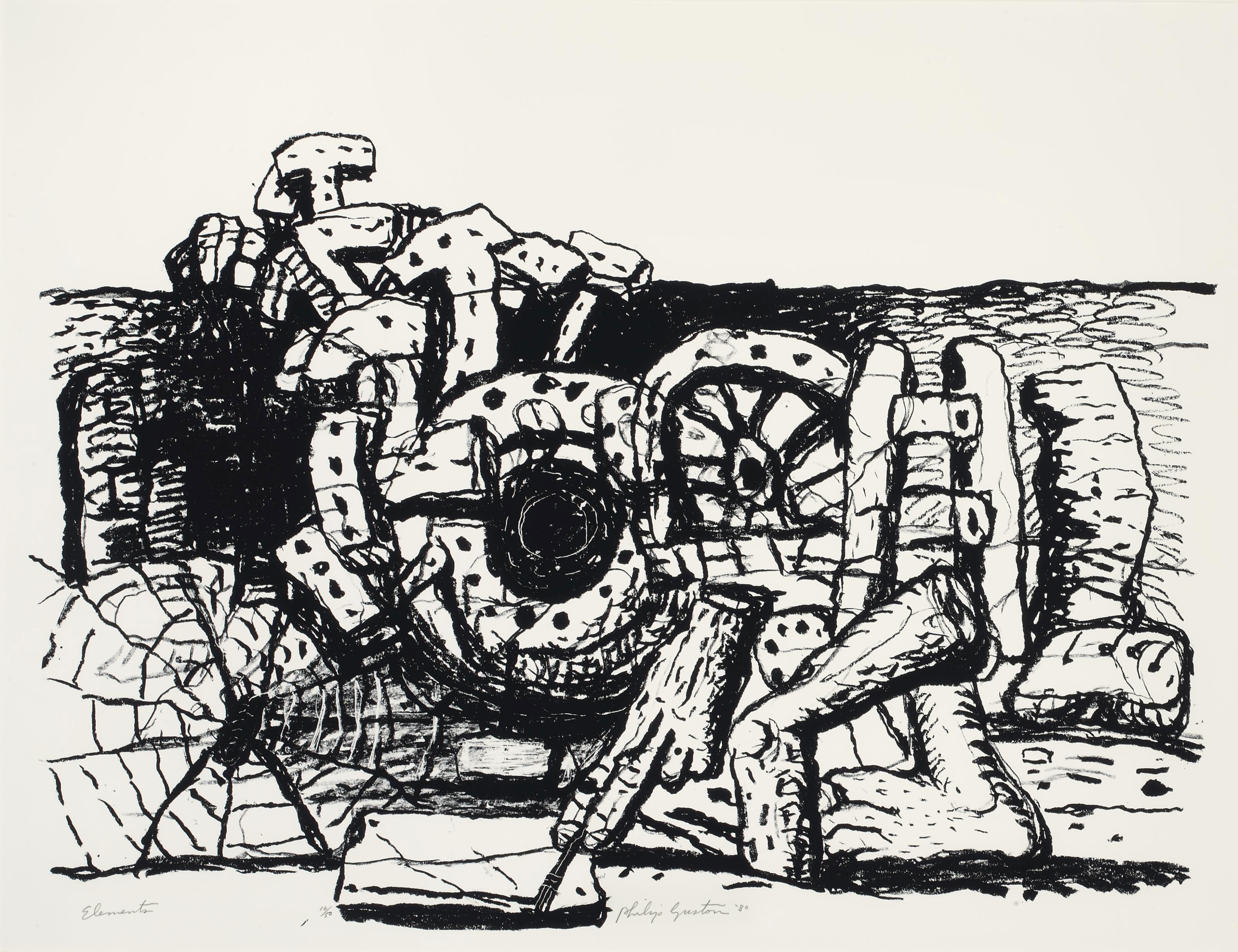 Philip Guston — Элементы (G. 871)