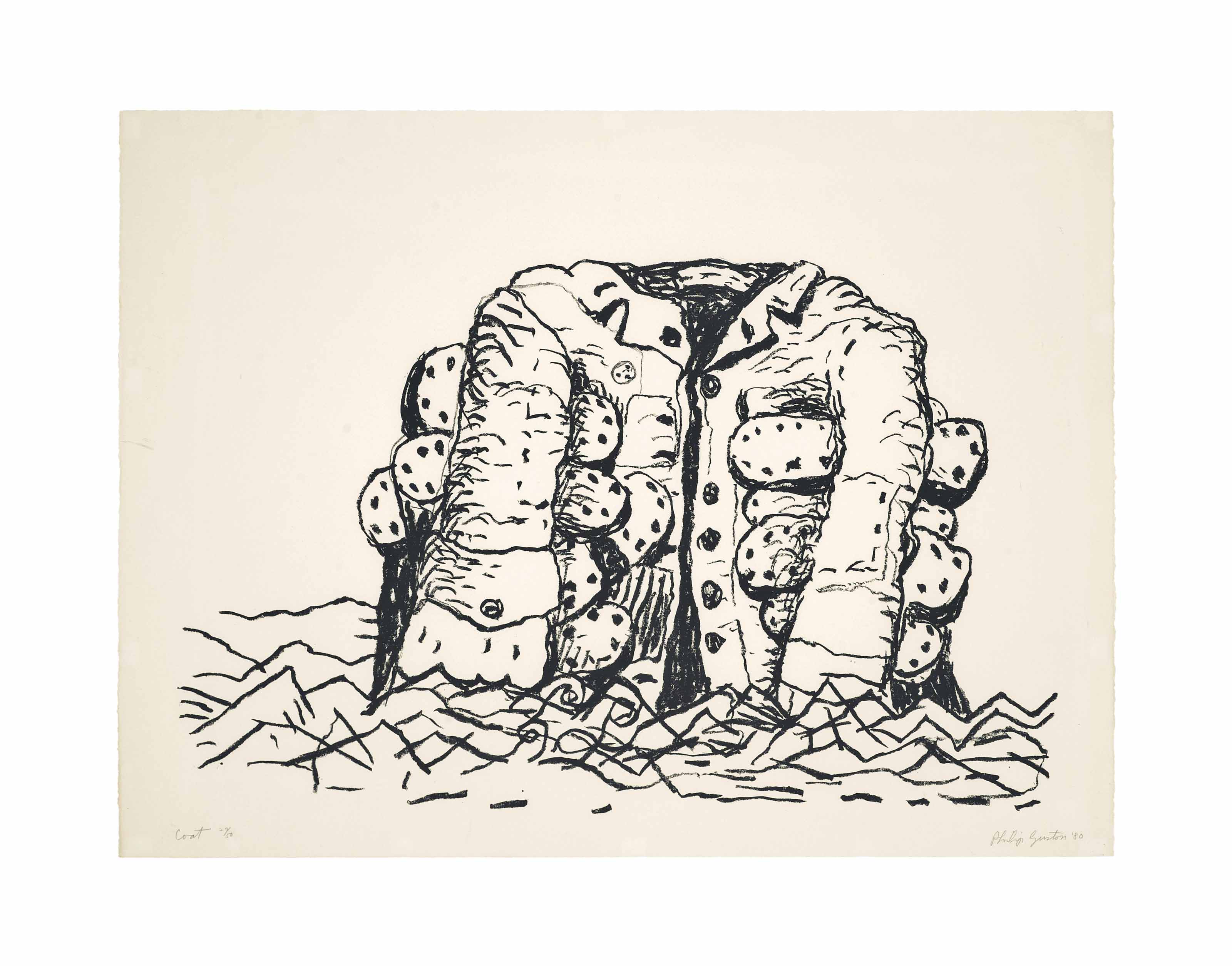 Philip Guston — Пальто