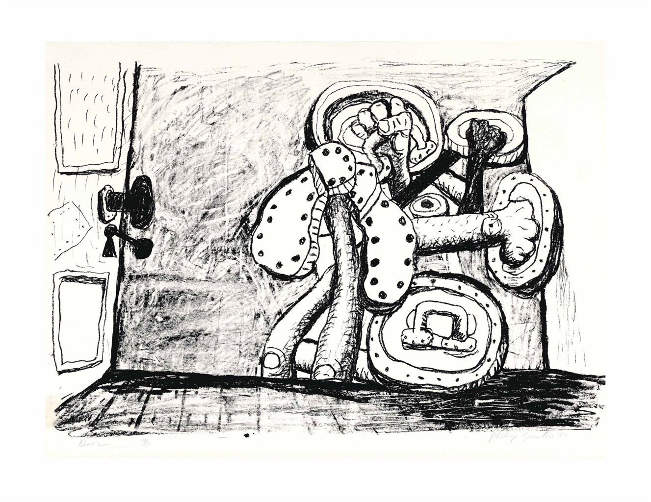 Philip Guston — Дверь