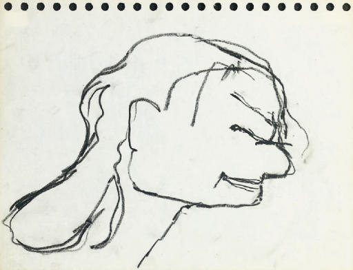 Philip Guston — Без названия (Портрет Розмари Бек)