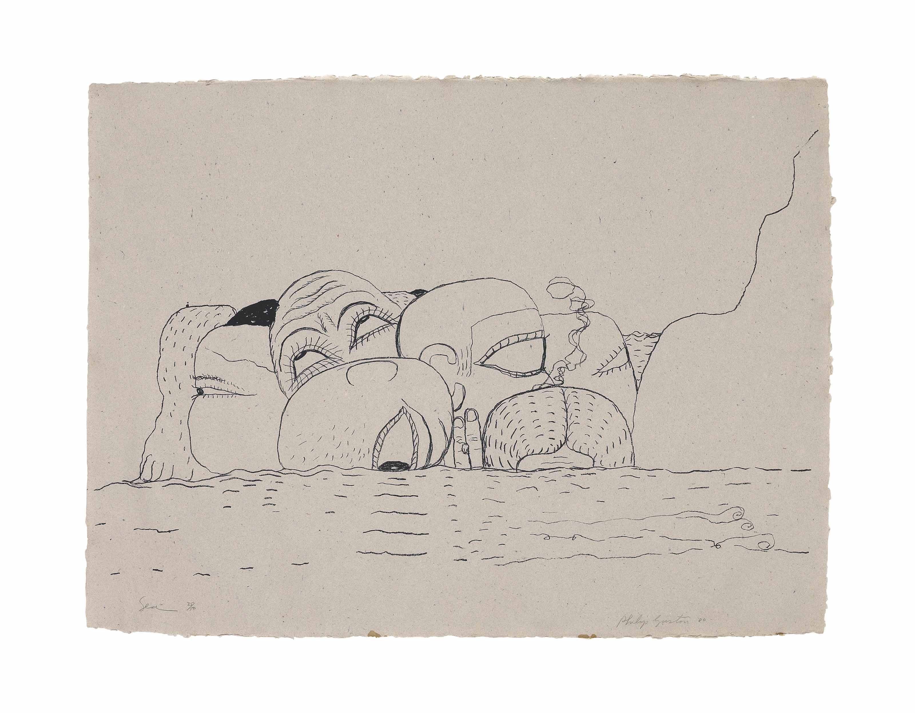 Philip Guston — Море (Близнецы 869)