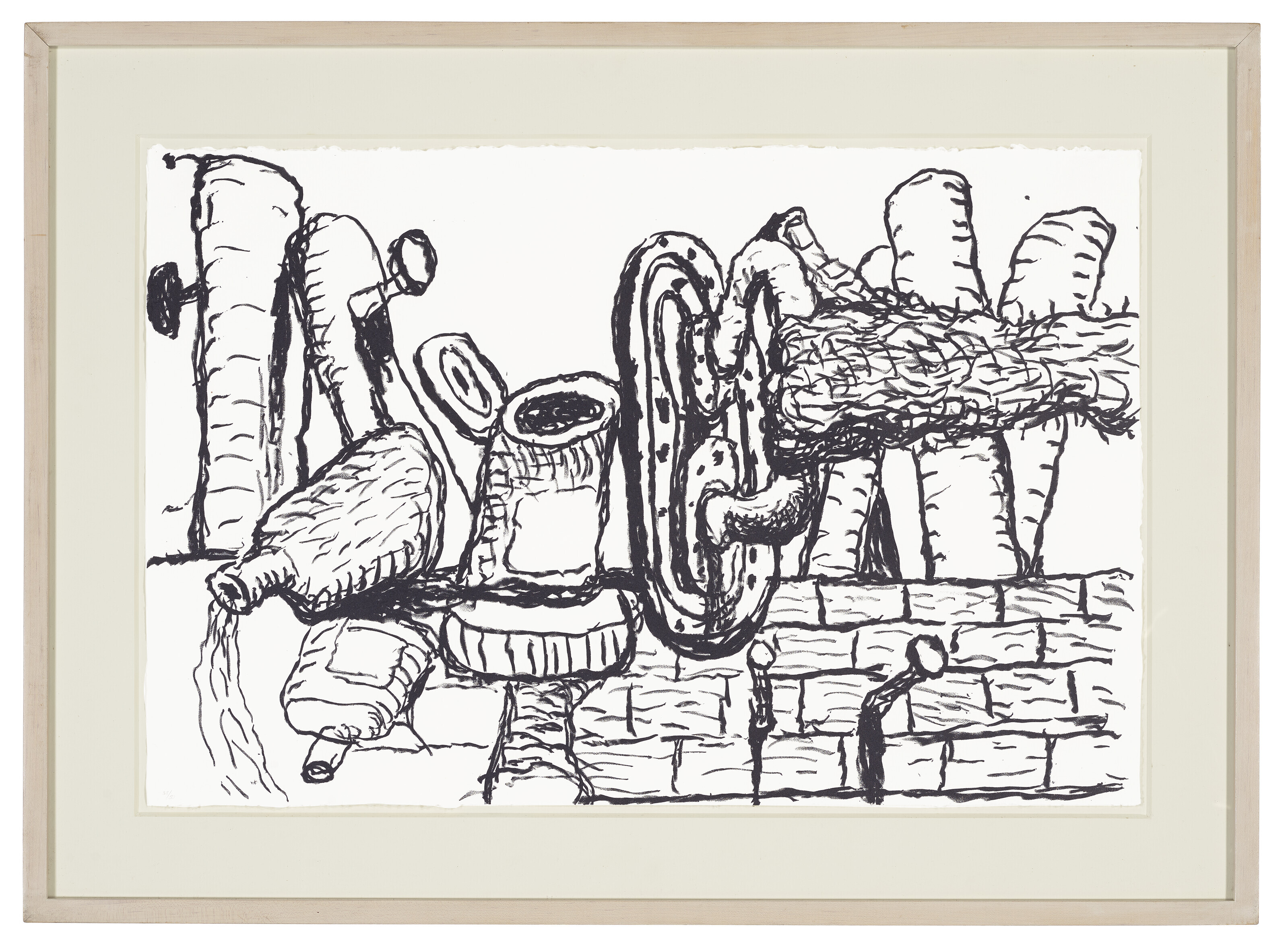 Philip Guston — Останки, состоящие из восьми литографий, будут переданы в Фонд современного исполнительского искусства, изображение 2