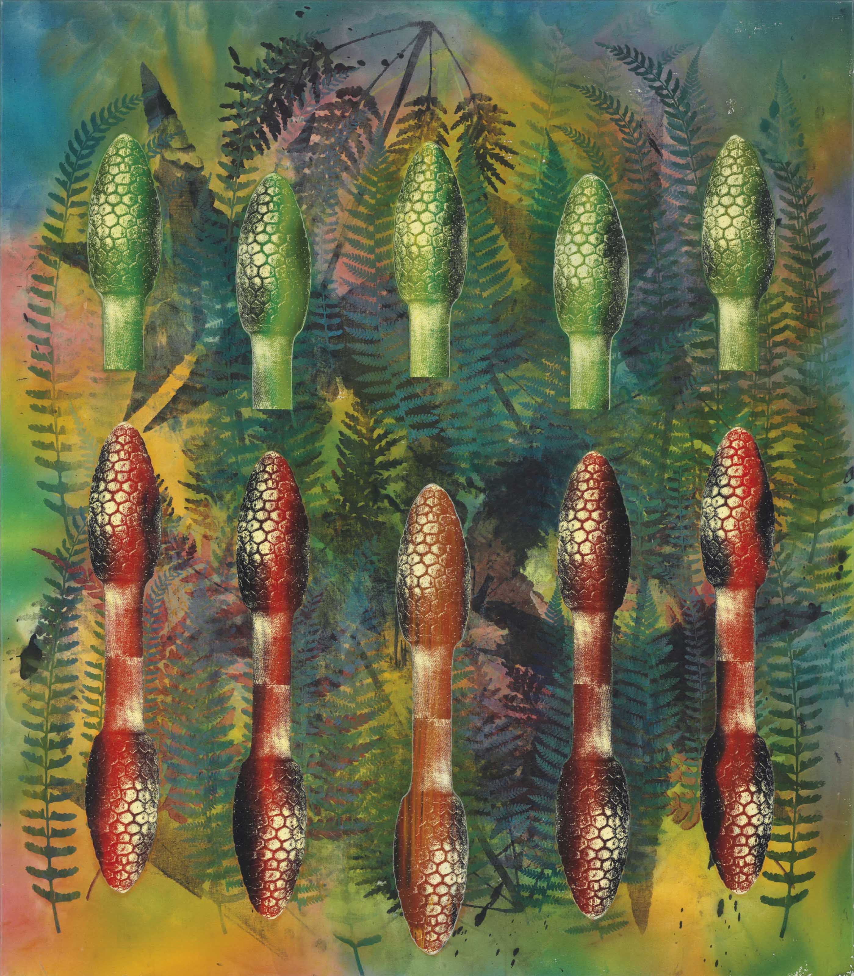 Philip Taaffe — Сфенопсида