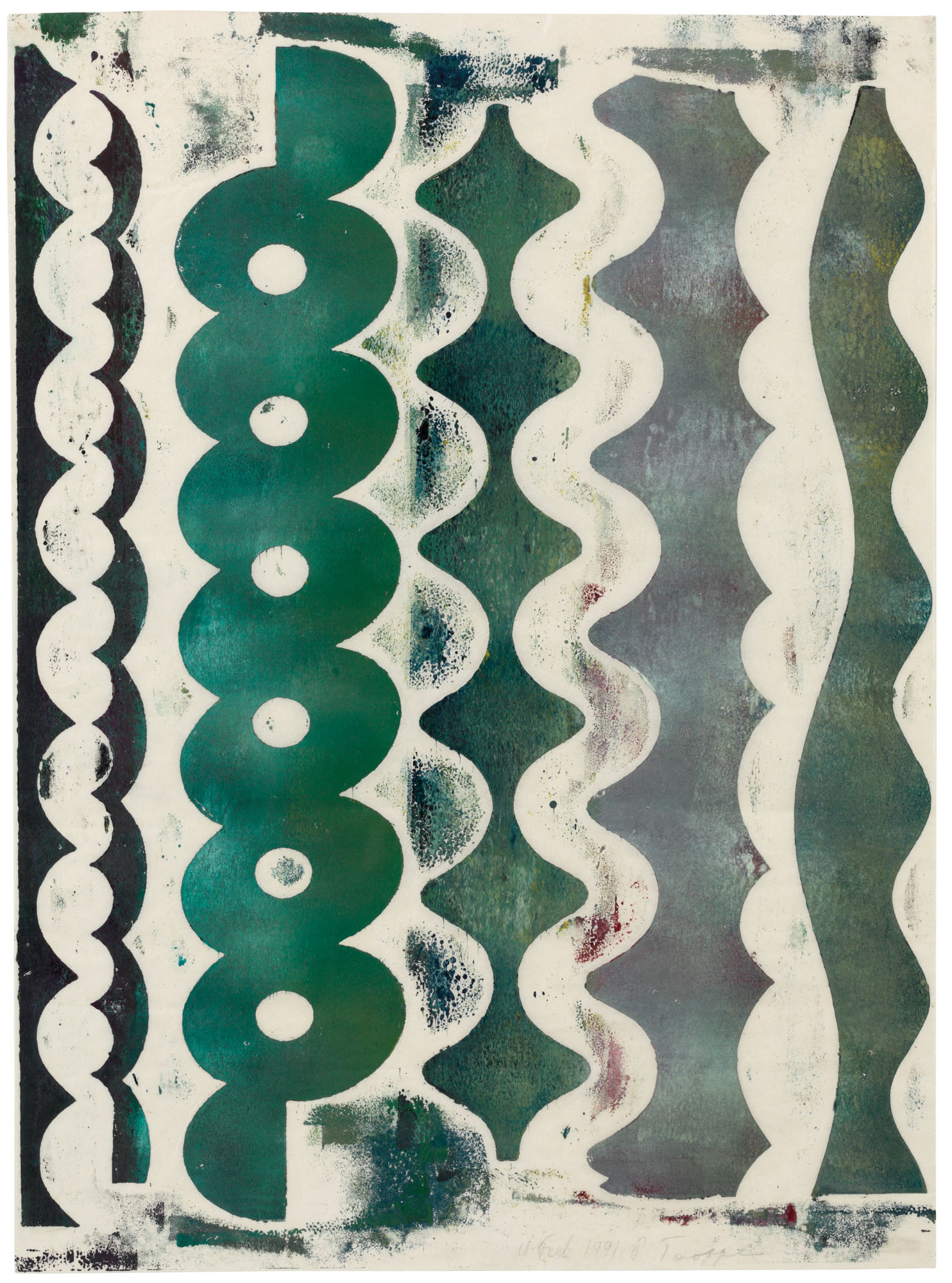Philip Taaffe — Монотипы линий