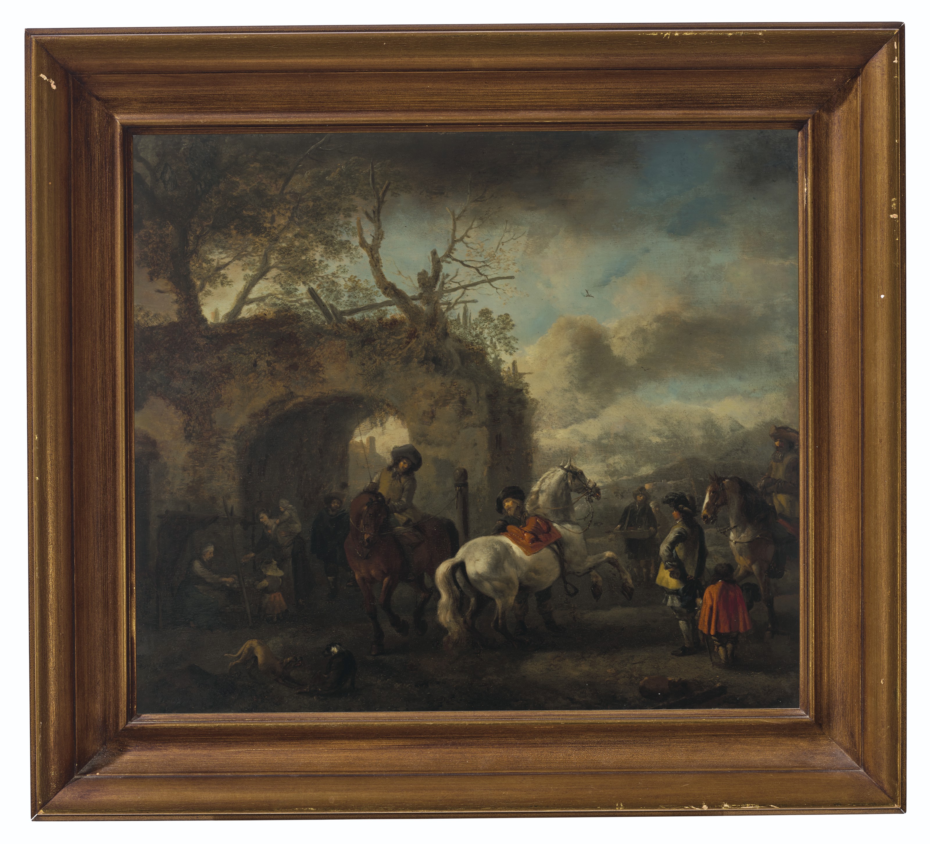 Philips Wouwerman — Школа верховой езды, изображение 2