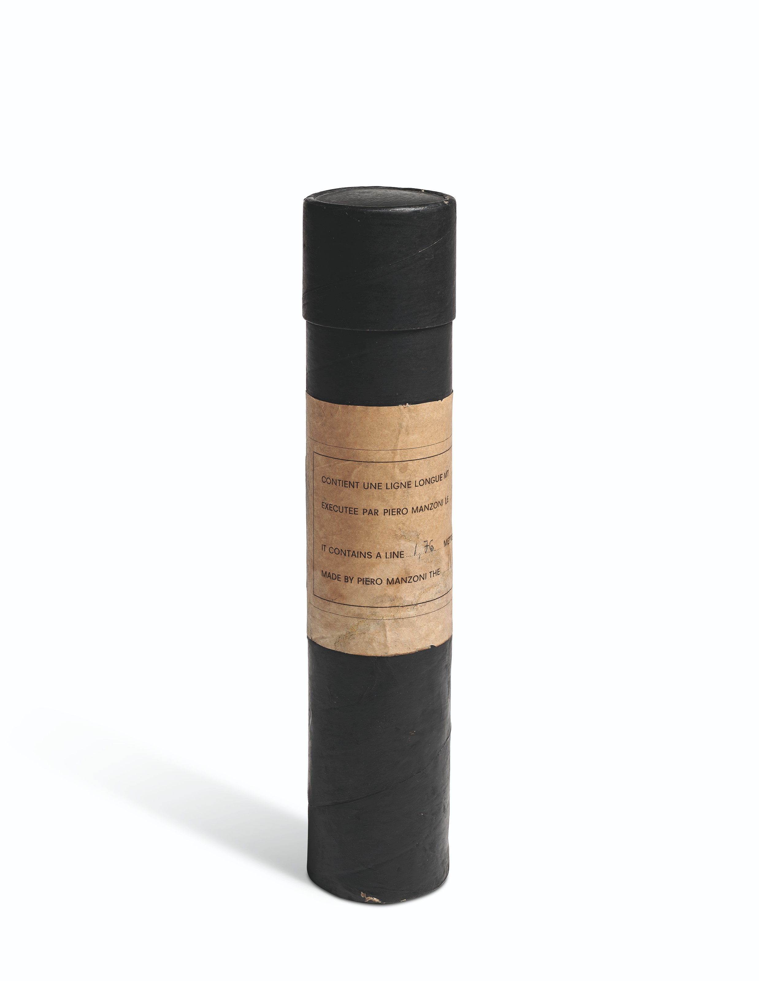 Piero Manzoni — Длина линии, м. 1,76