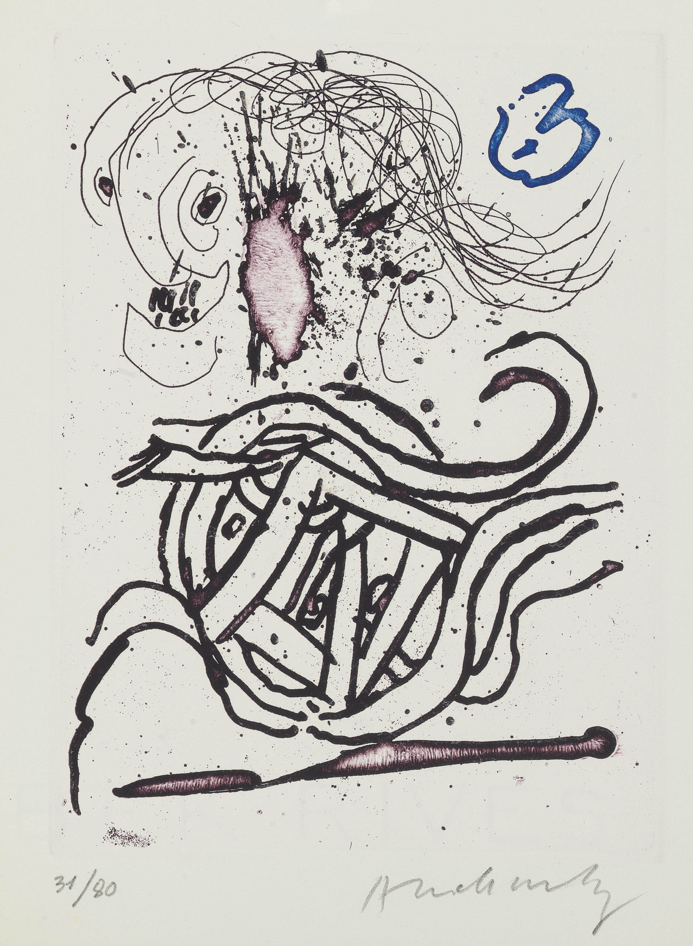 Pierre Alechinsky — Джойс Мансур, "Карре Блан", "Черное солнце", Париж, 1965 (Ривьер, 244-248)