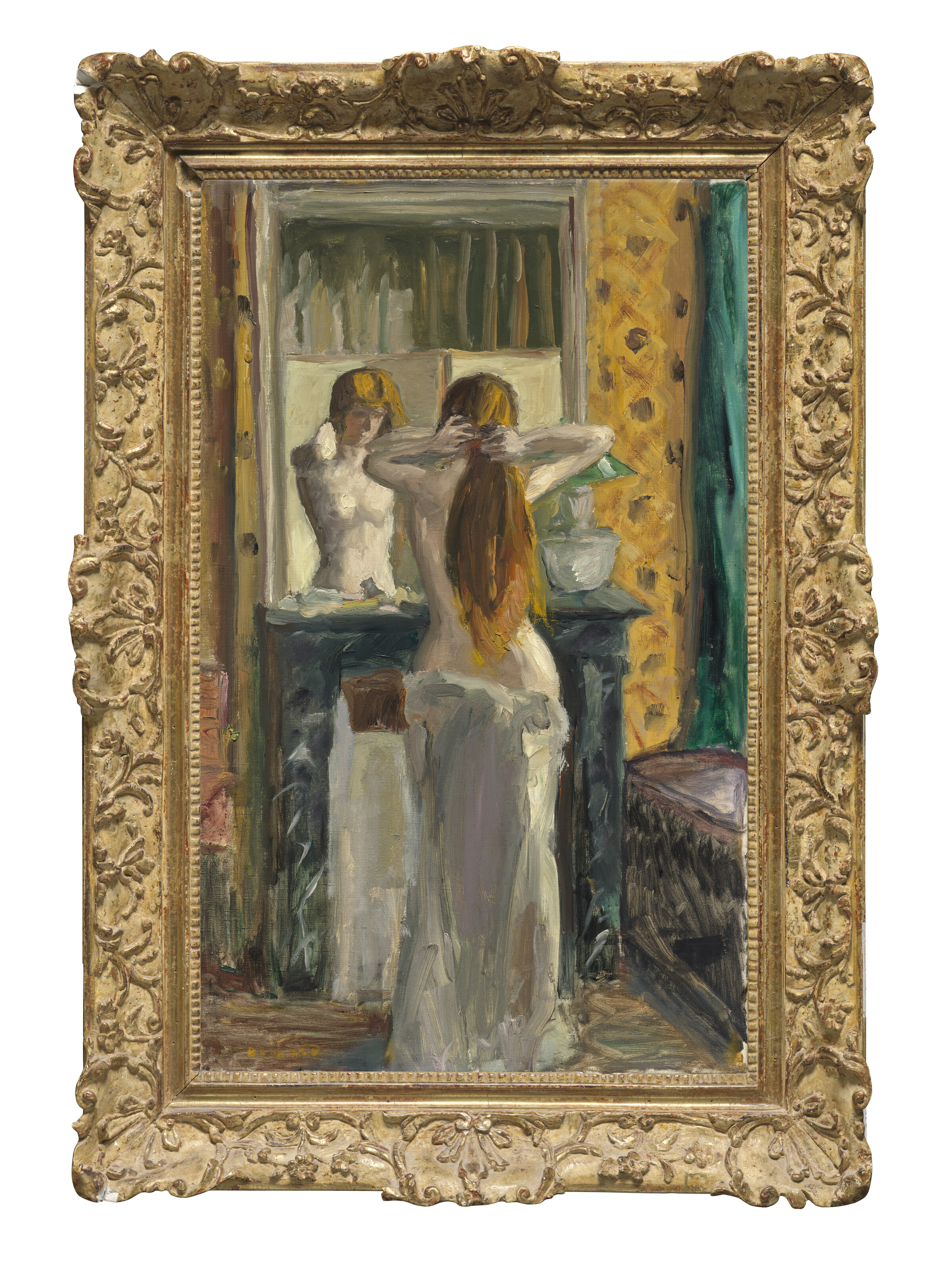 Pierre Bonnard — Женщина в полутьме или с такой прической, которая выглядит элегантно, изображение 4