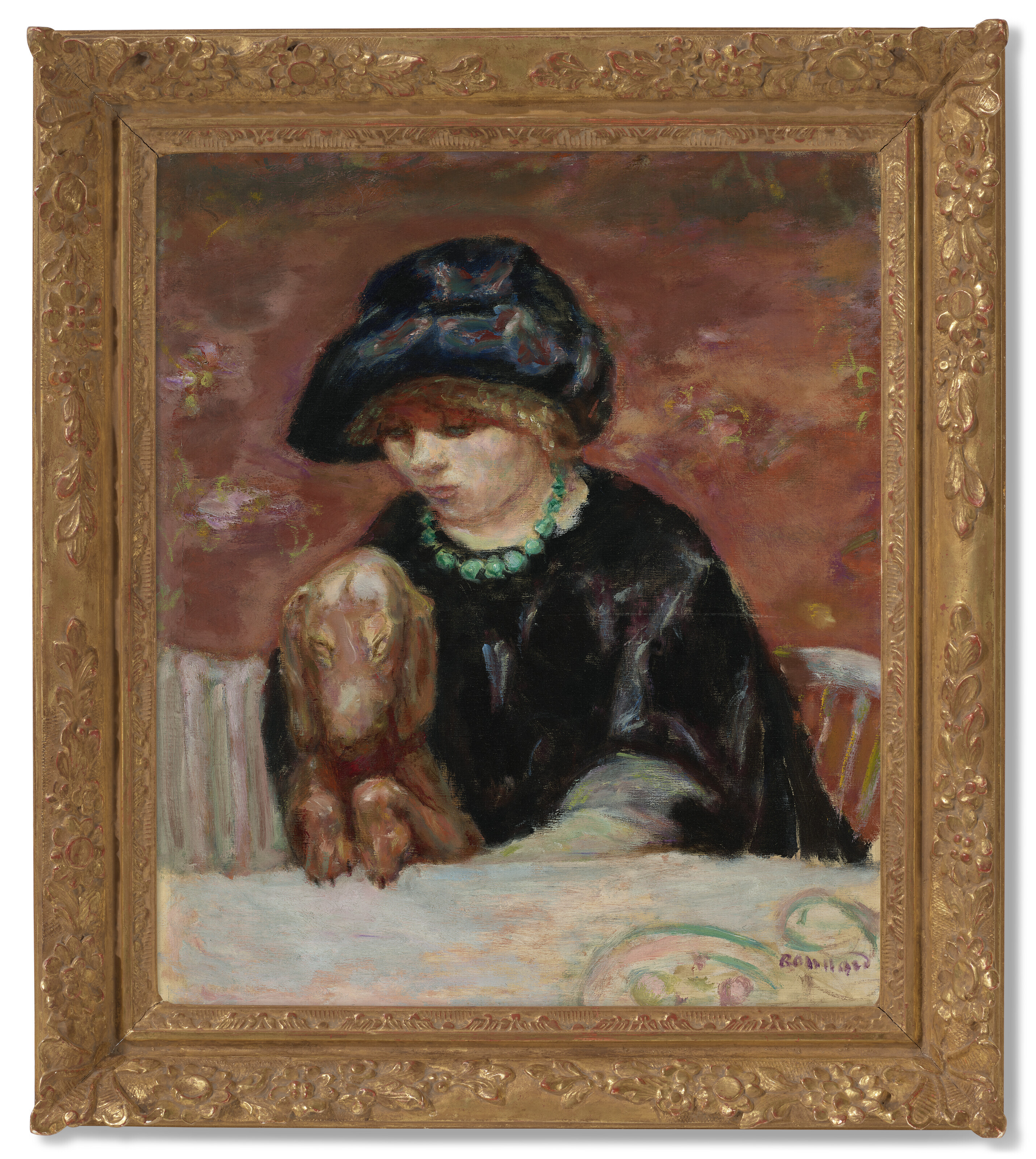 Pierre Bonnard — Женщина в бассете или портрет Марты Боннар в бассете, изображение 2