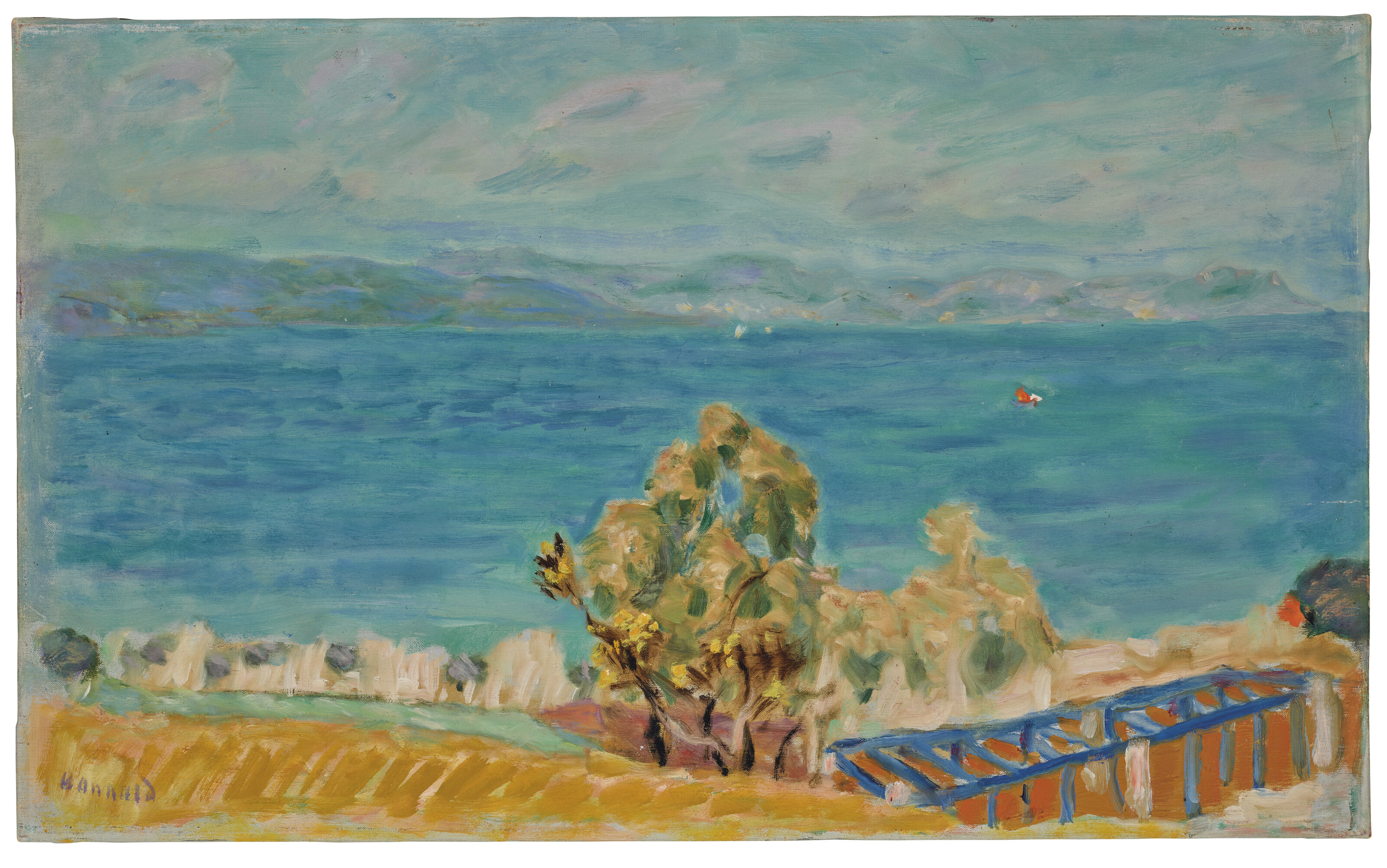 Pierre Bonnard — Море и мимозы, изображение 2
