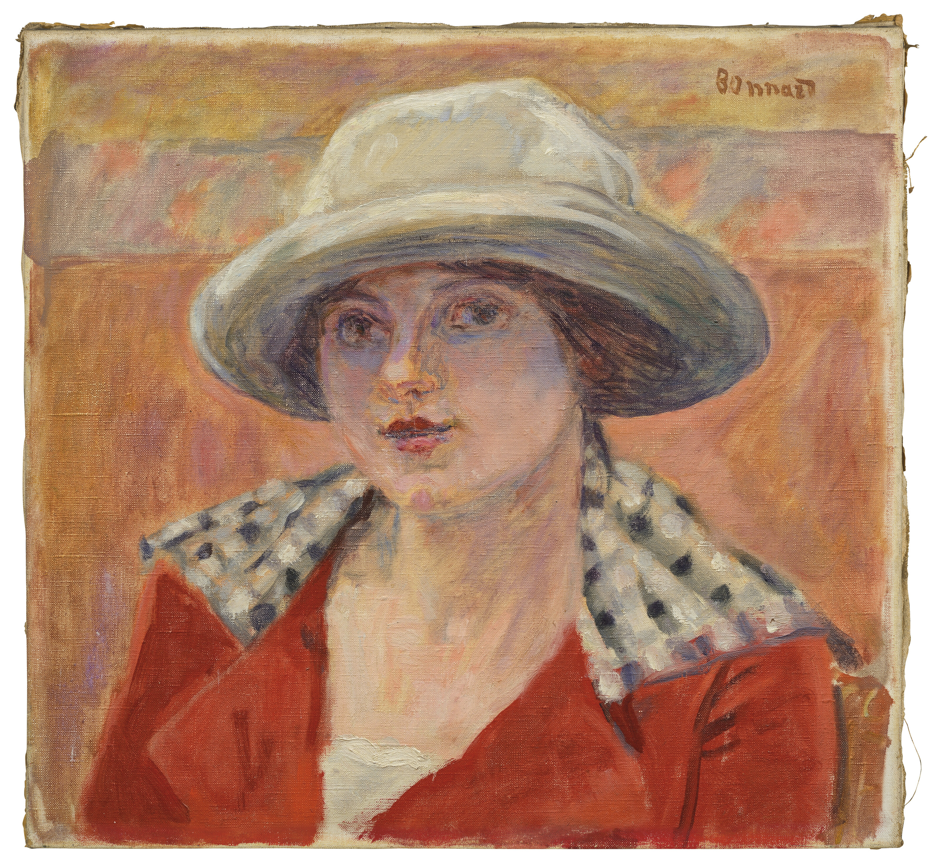 Pierre Bonnard — Молодая женщина в белой шапочке для личной встречи, изображение 2