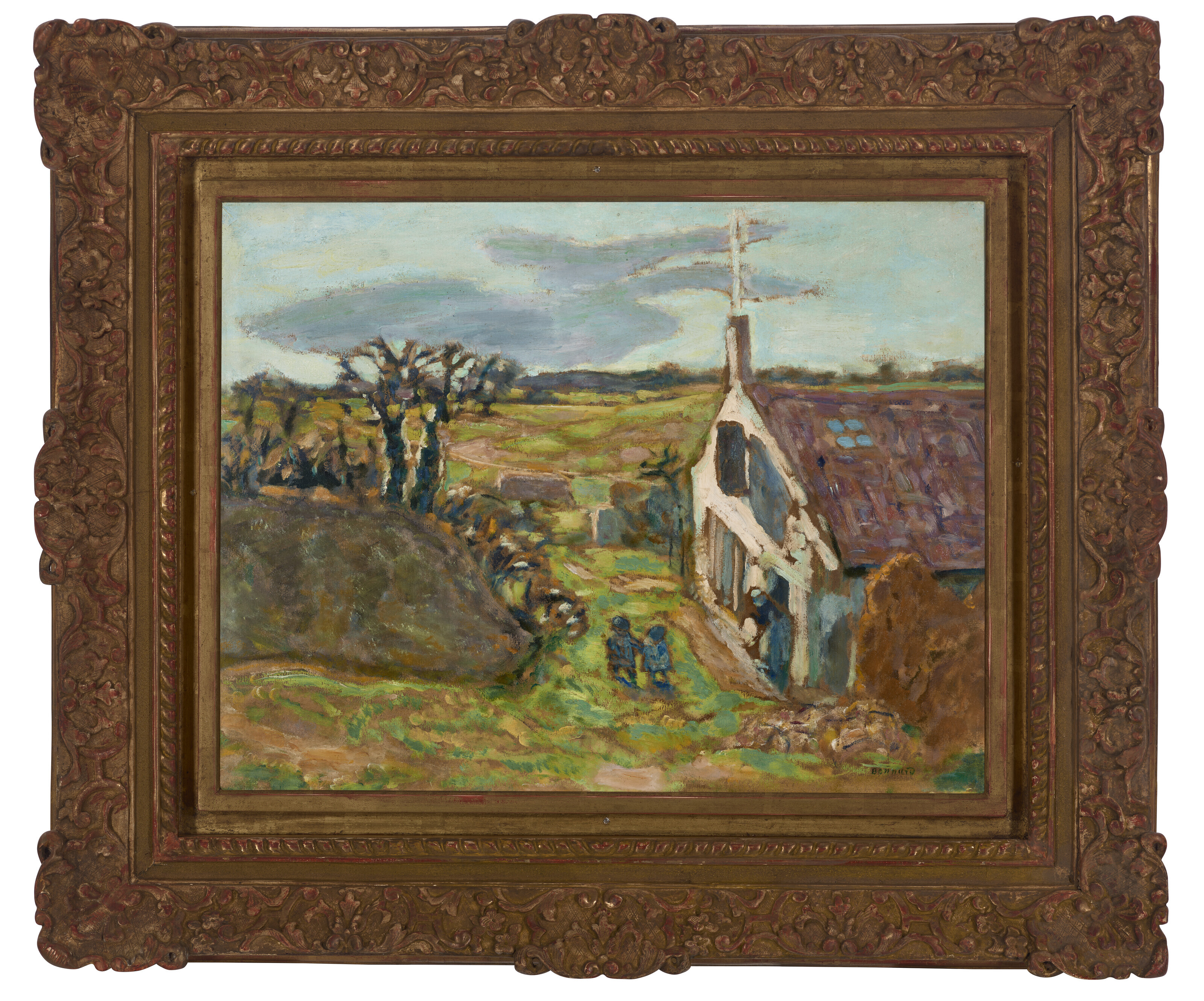 Pierre Bonnard — Двое детей, Вернуйе, изображение 2