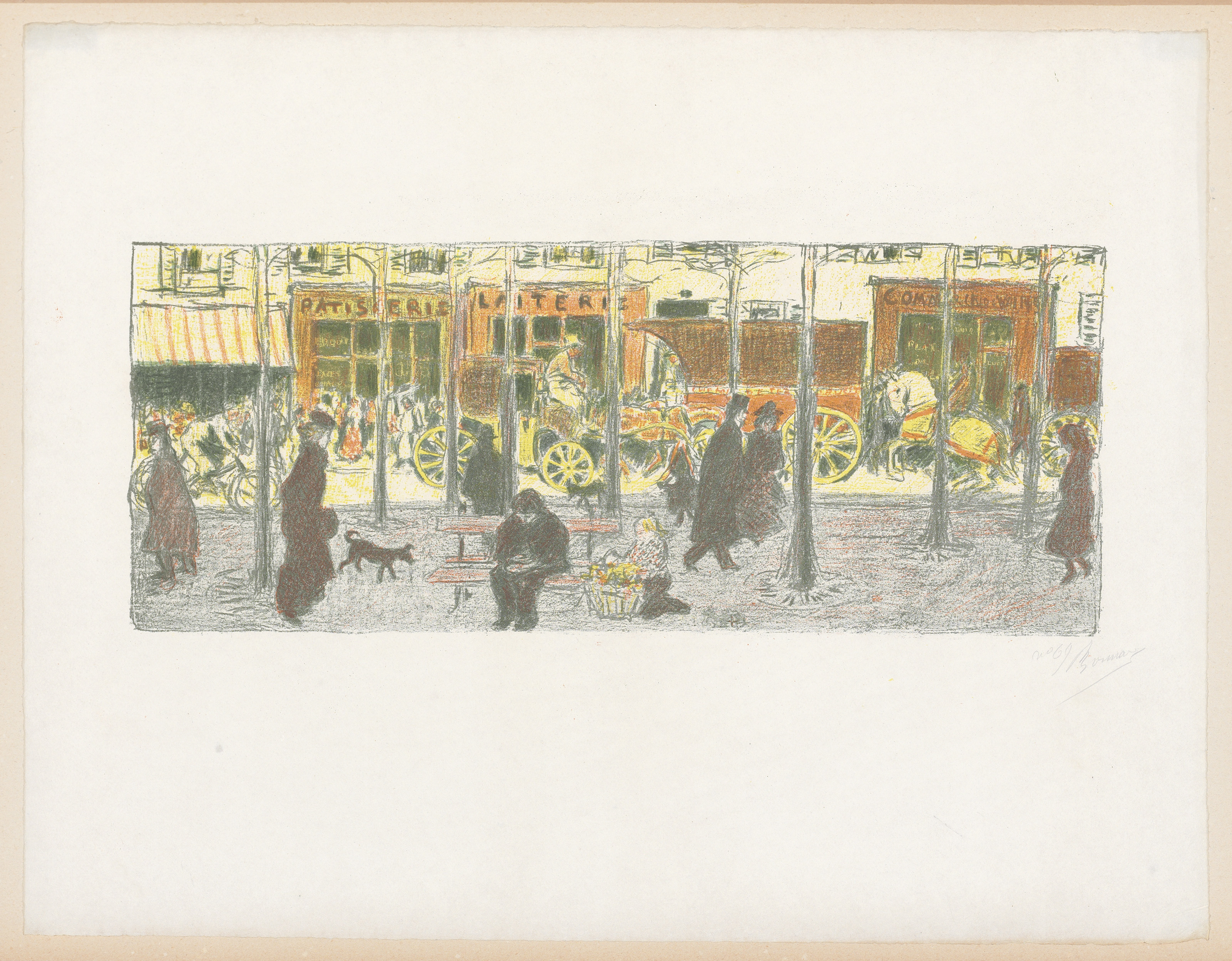 Pierre Bonnard — Интересные аспекты парижской жизни, изображение 5