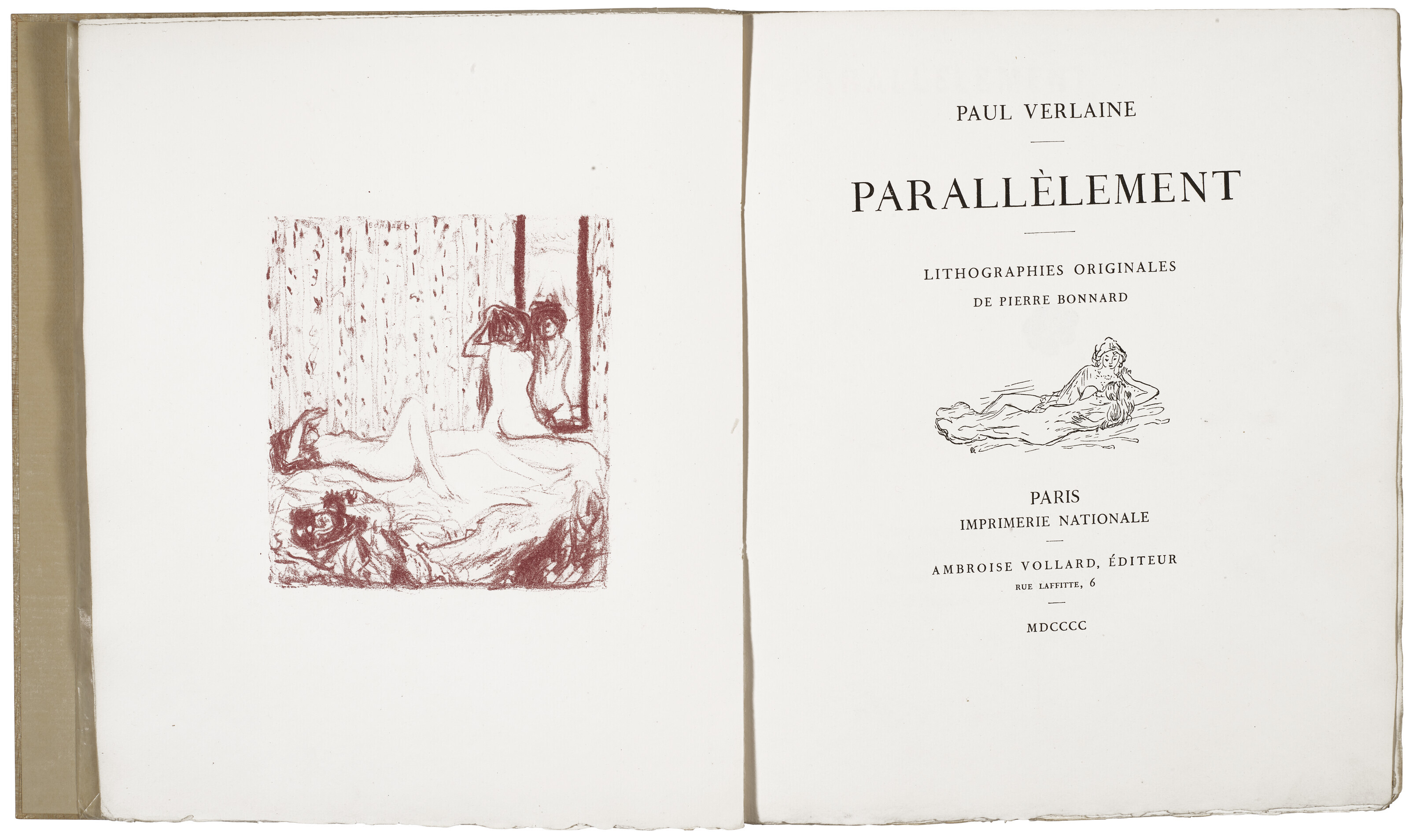 Pierre Bonnard — Поль Верлен, "Параллель", Амбруаз Воллар, Париж, изображение 3